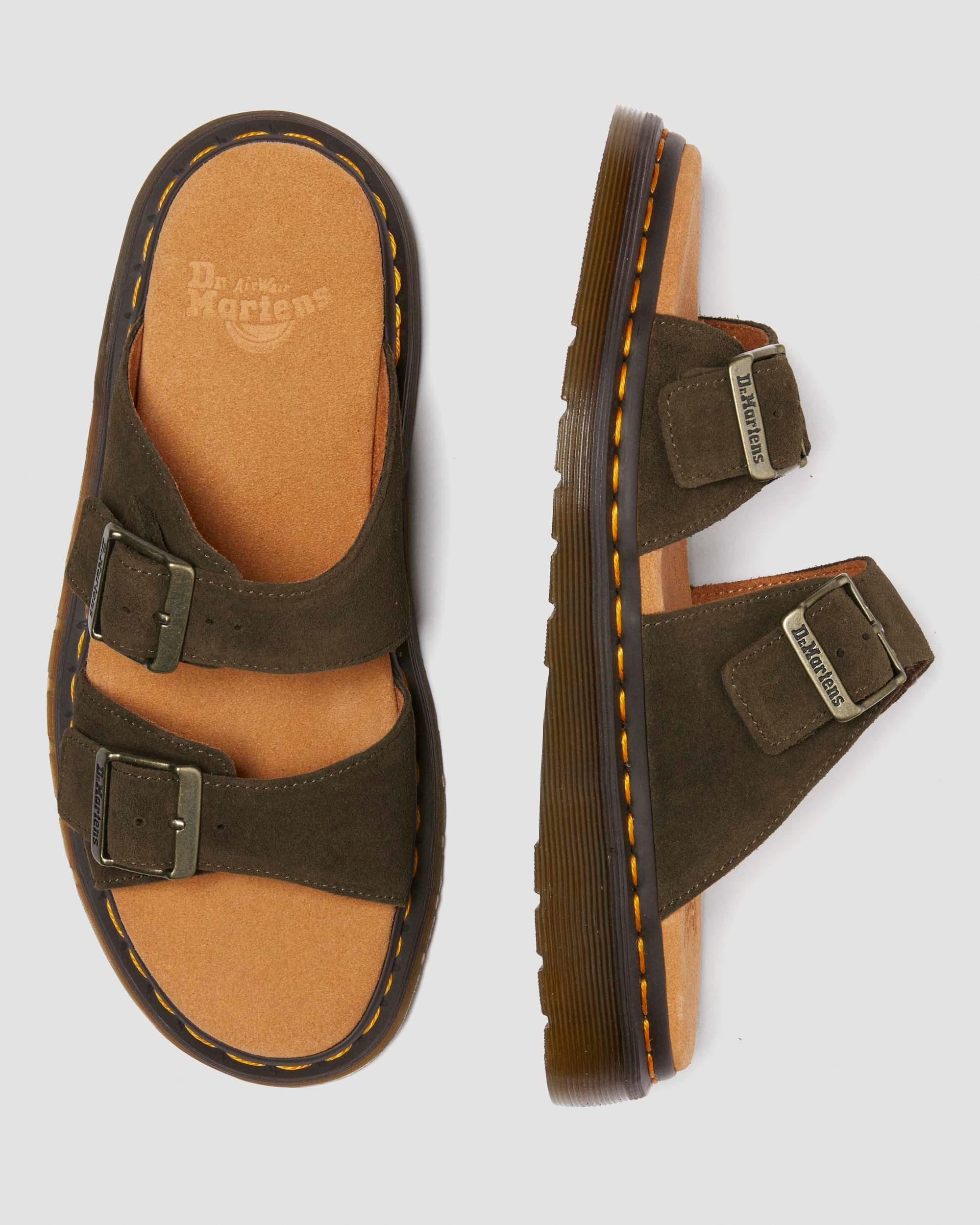 Josef Suede Slide Sandals - 2