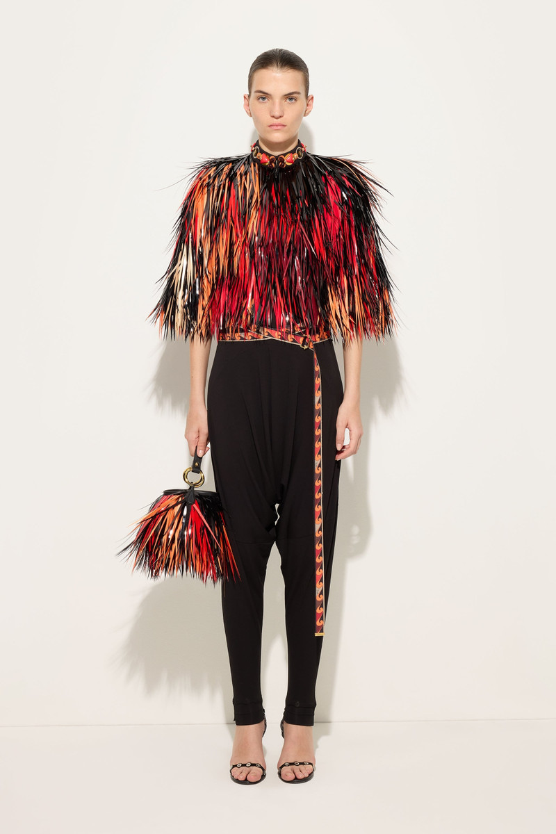 PUCCI EMBROIDERED CAPE JACKET outlook