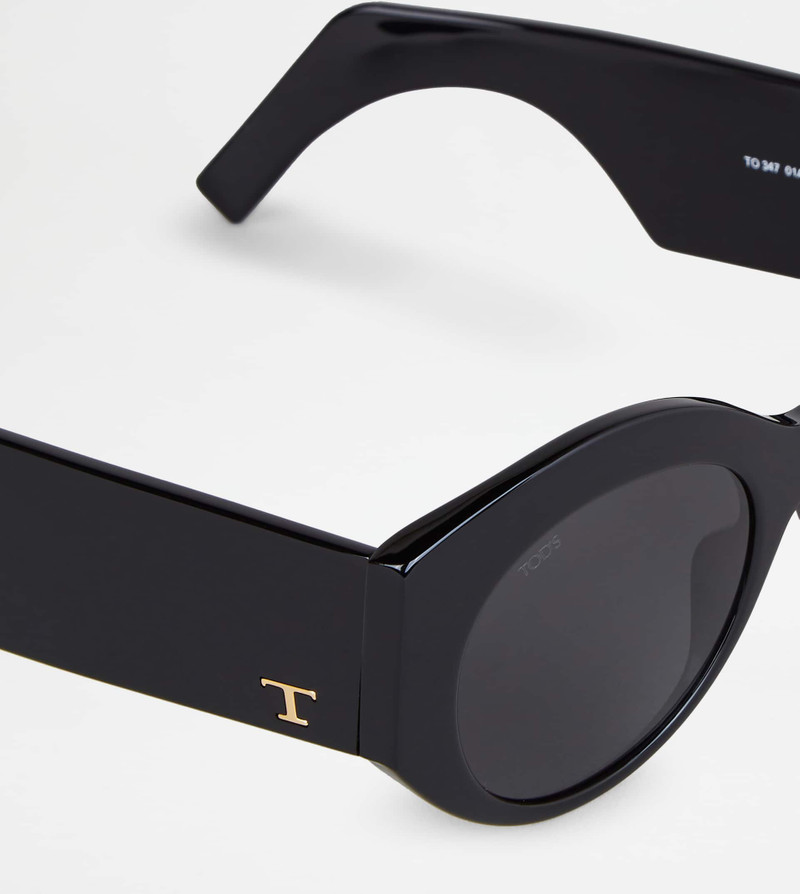 ROUNDED SUNGLASSES - BLACK 4