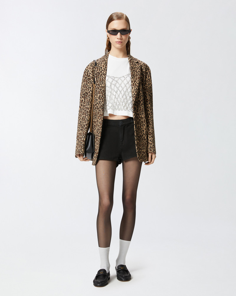PINKO WORKWEAR SHORTS IN COTTON BULL FABRIC outlook