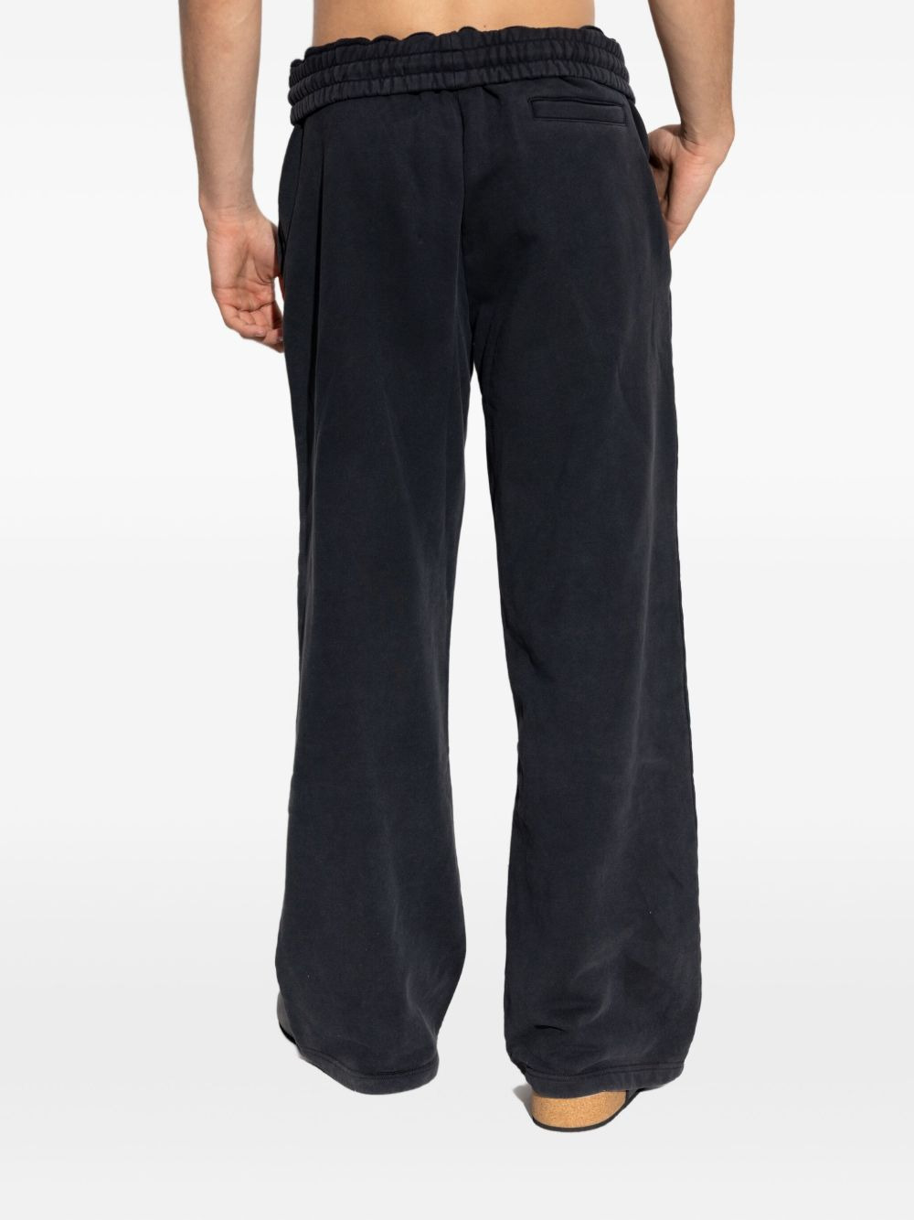 logo-detail drawstring track pants - 4