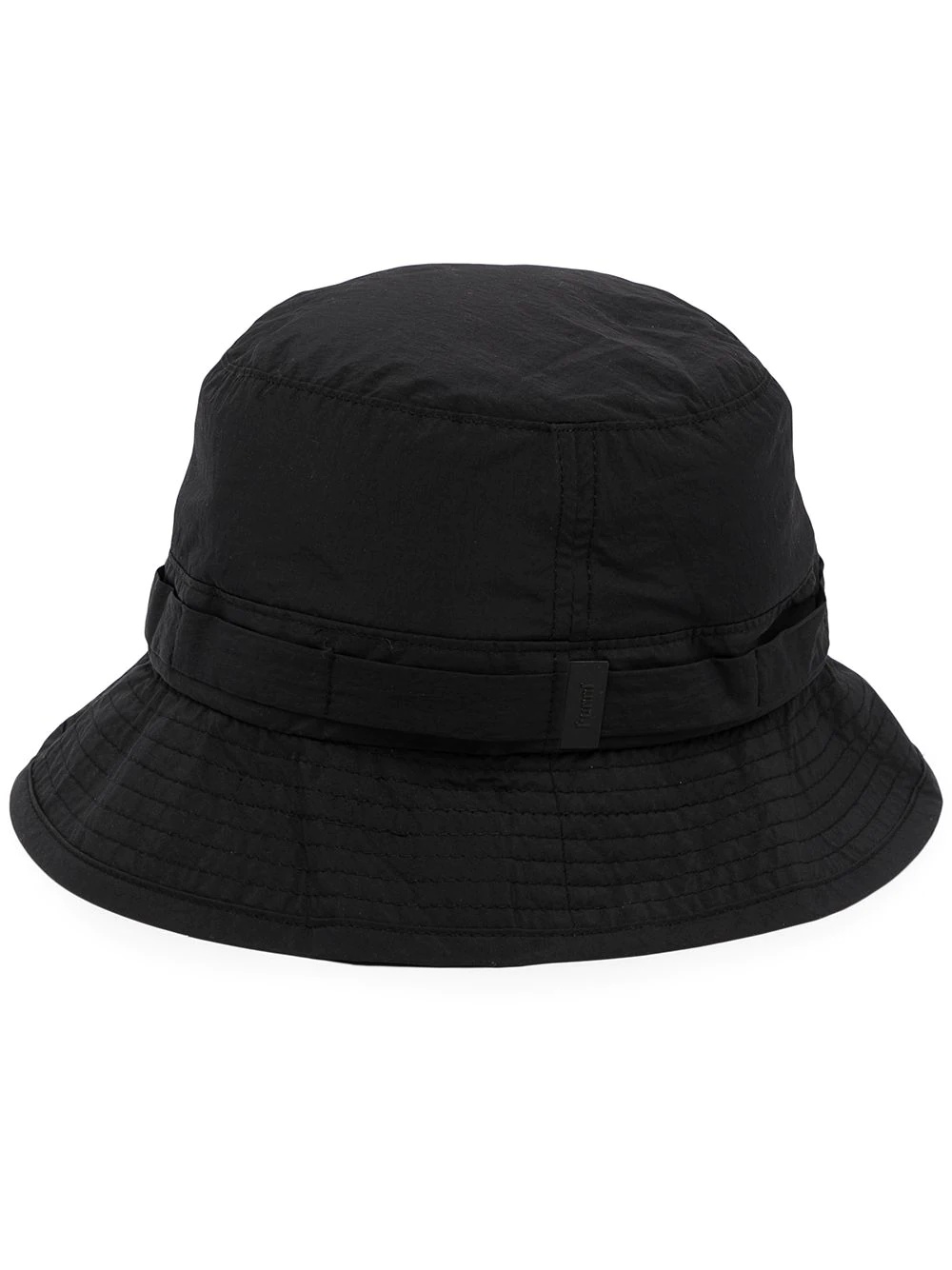 stitch-detail bucket hat - 1