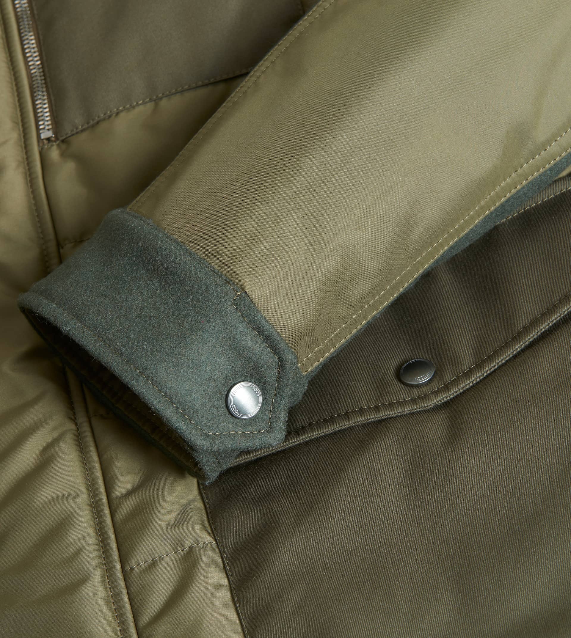 FIELD JACKET IN HIGH TECH FABRIC - GREEN - 5