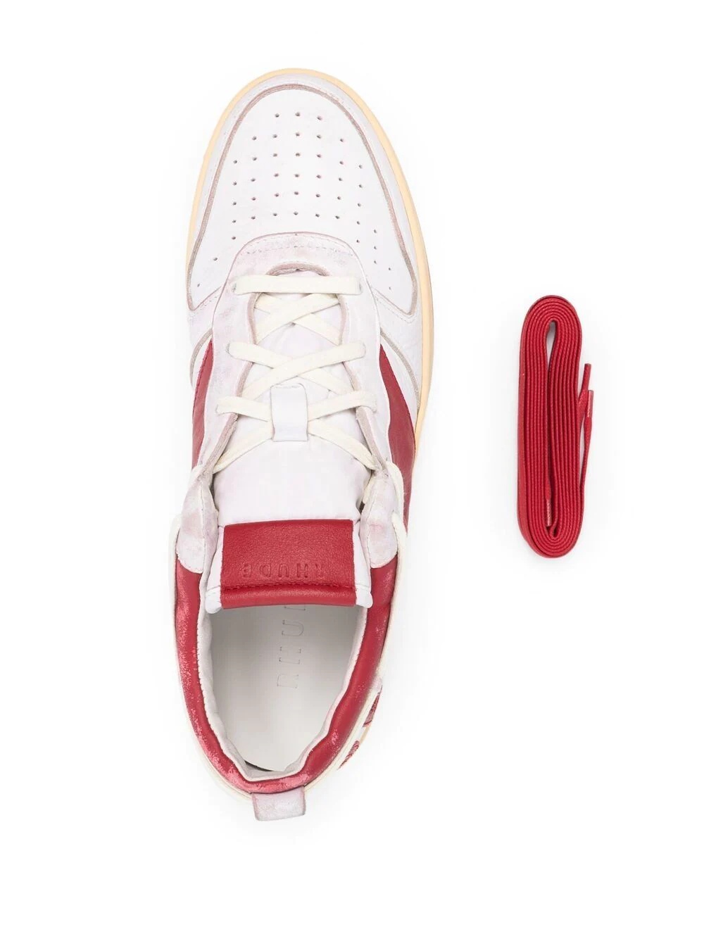 low-top panelled sneakers - 7