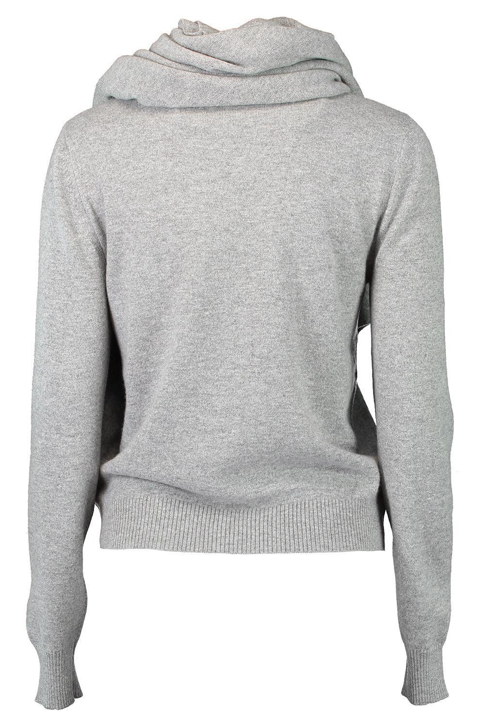 Scarf Mockneck Pullover - 8