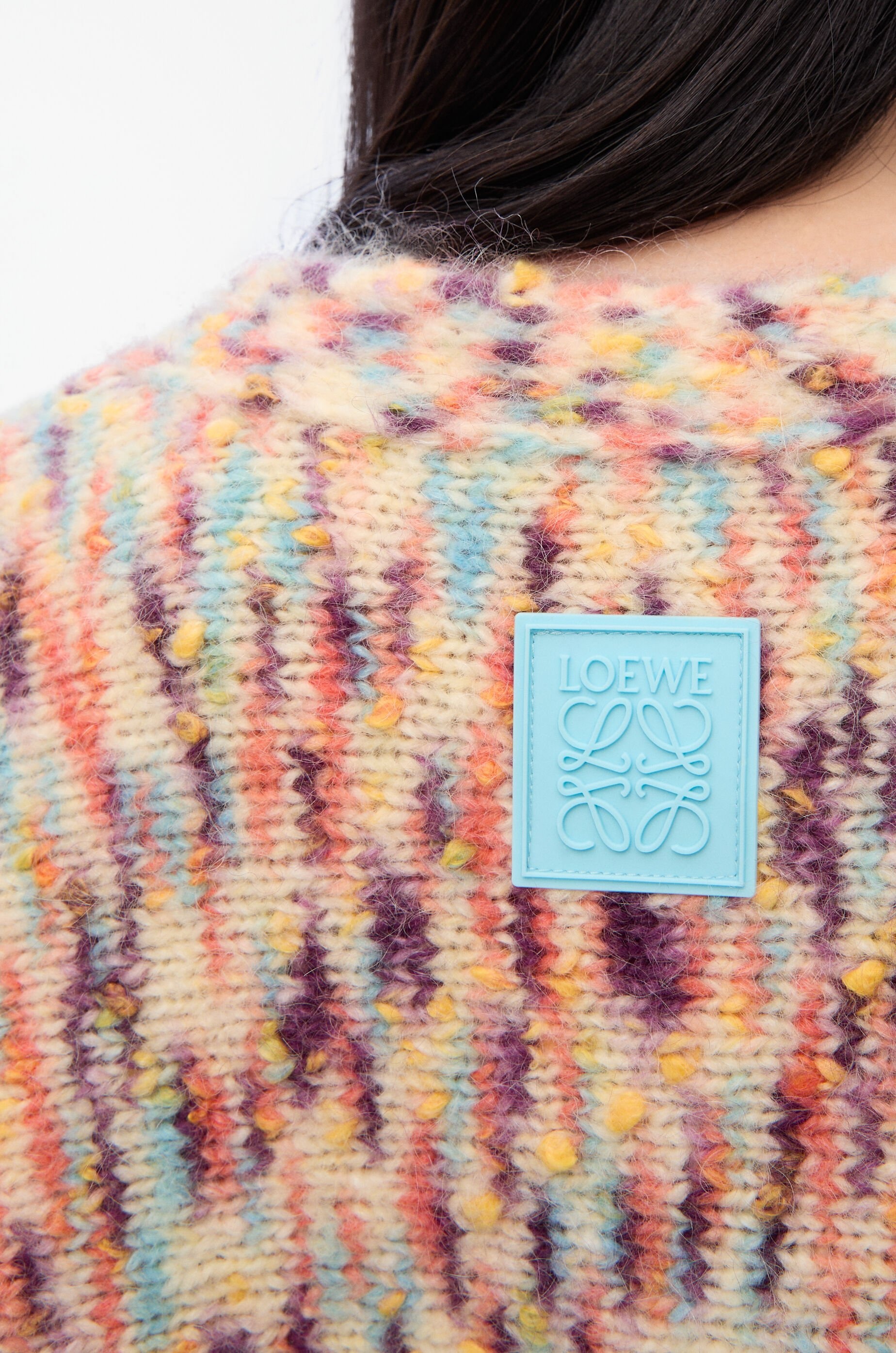 Cardigan in wool and mohair blend - 5