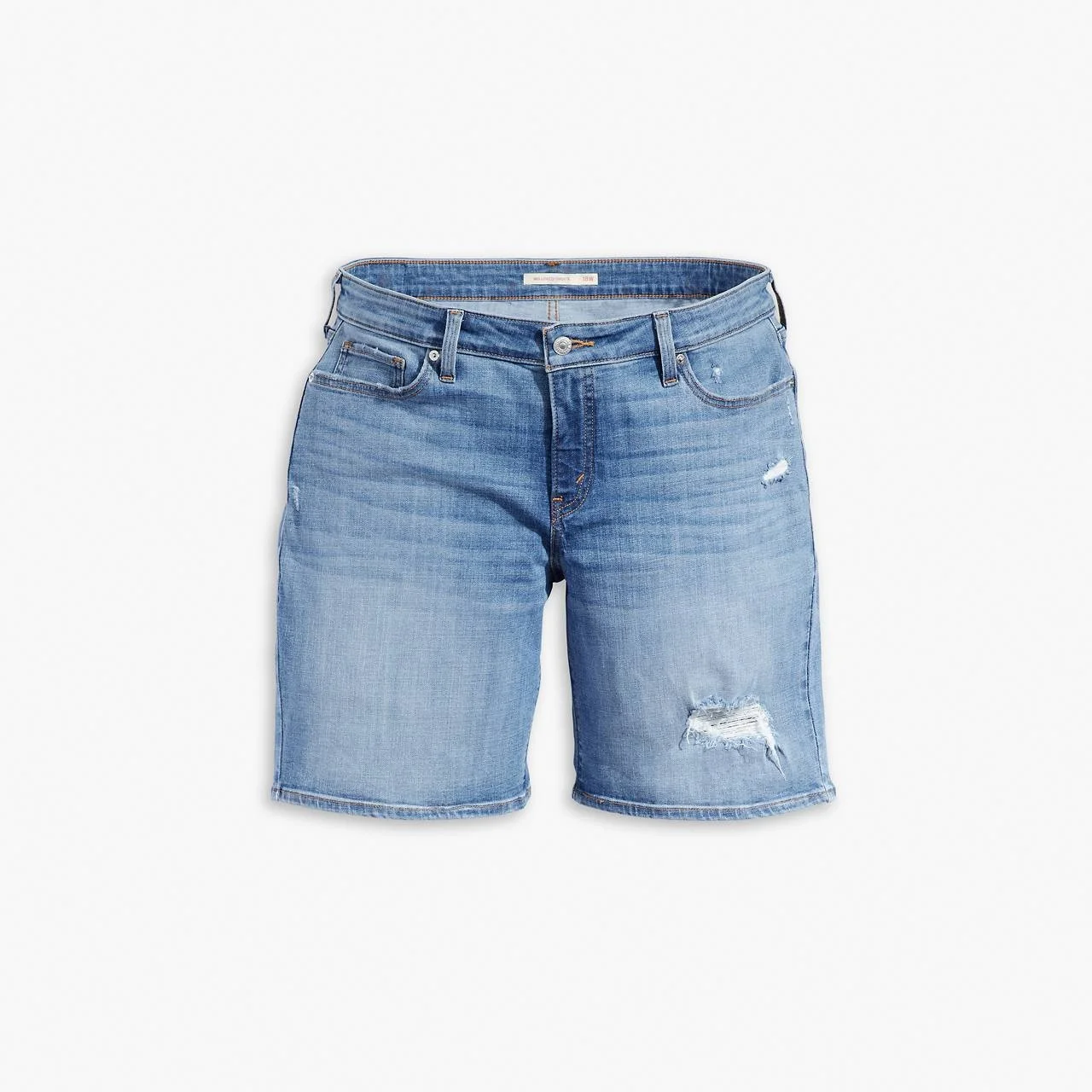MID LENGTH WOMEN'S SHORTS (PLUS SIZE) - 1