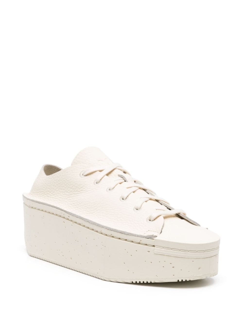 Kyasu leather flatform sneakers - 2