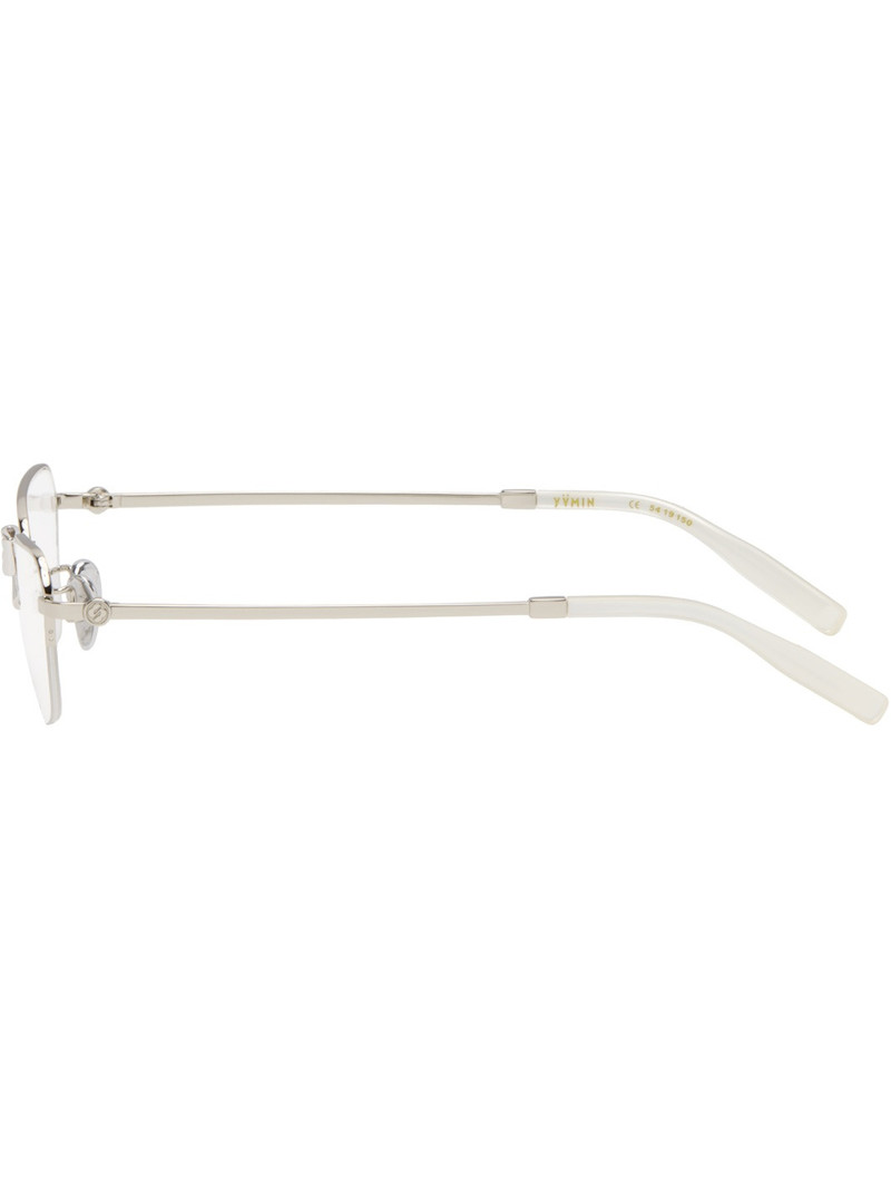 Silver YVMIN Edition Metal Bowknot Glasses 3