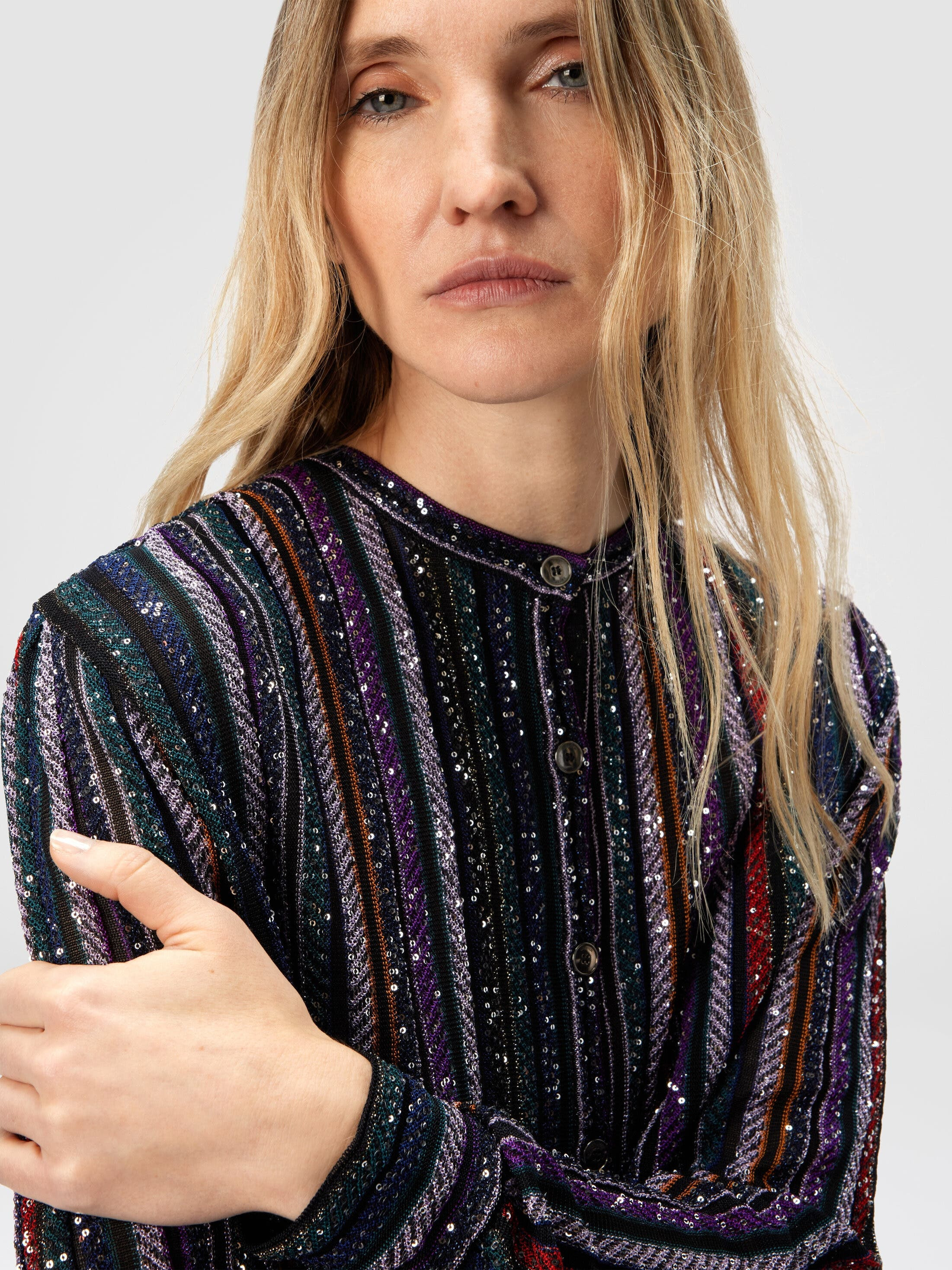 Missoni Henley Blouse With Mandarin Collar in Multicoloured at Nordstrom - 4