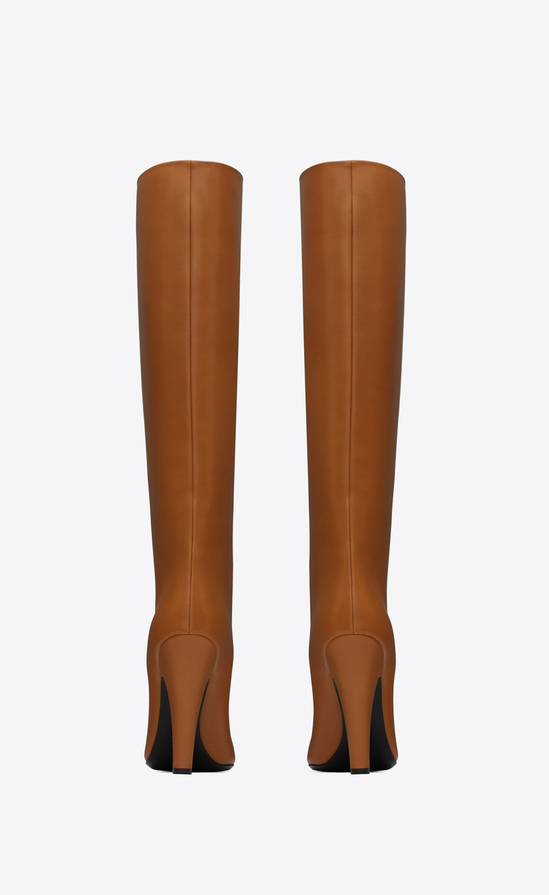 68 tube boots in smooth leather 3