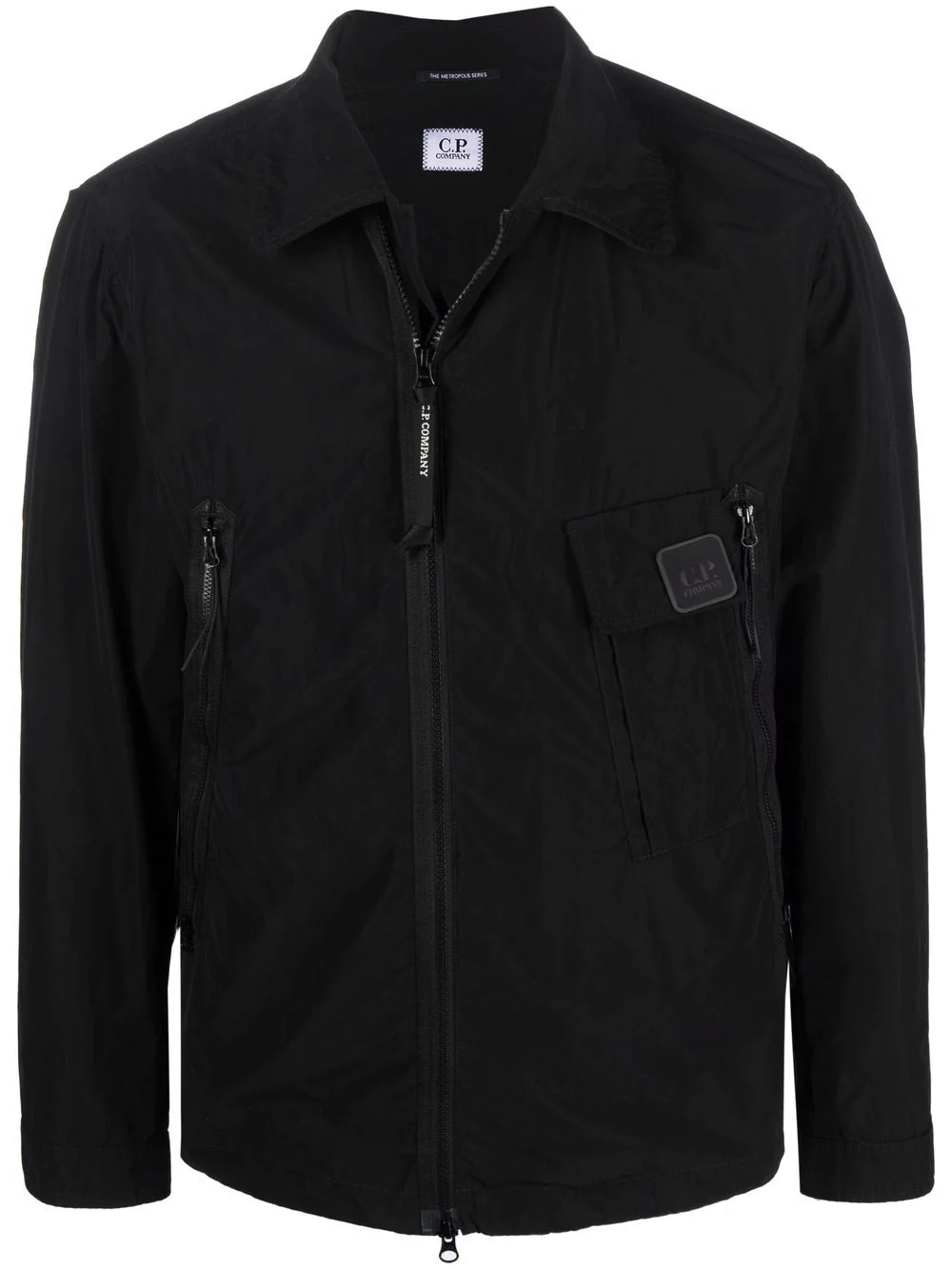 zipped fitted jacket - 1