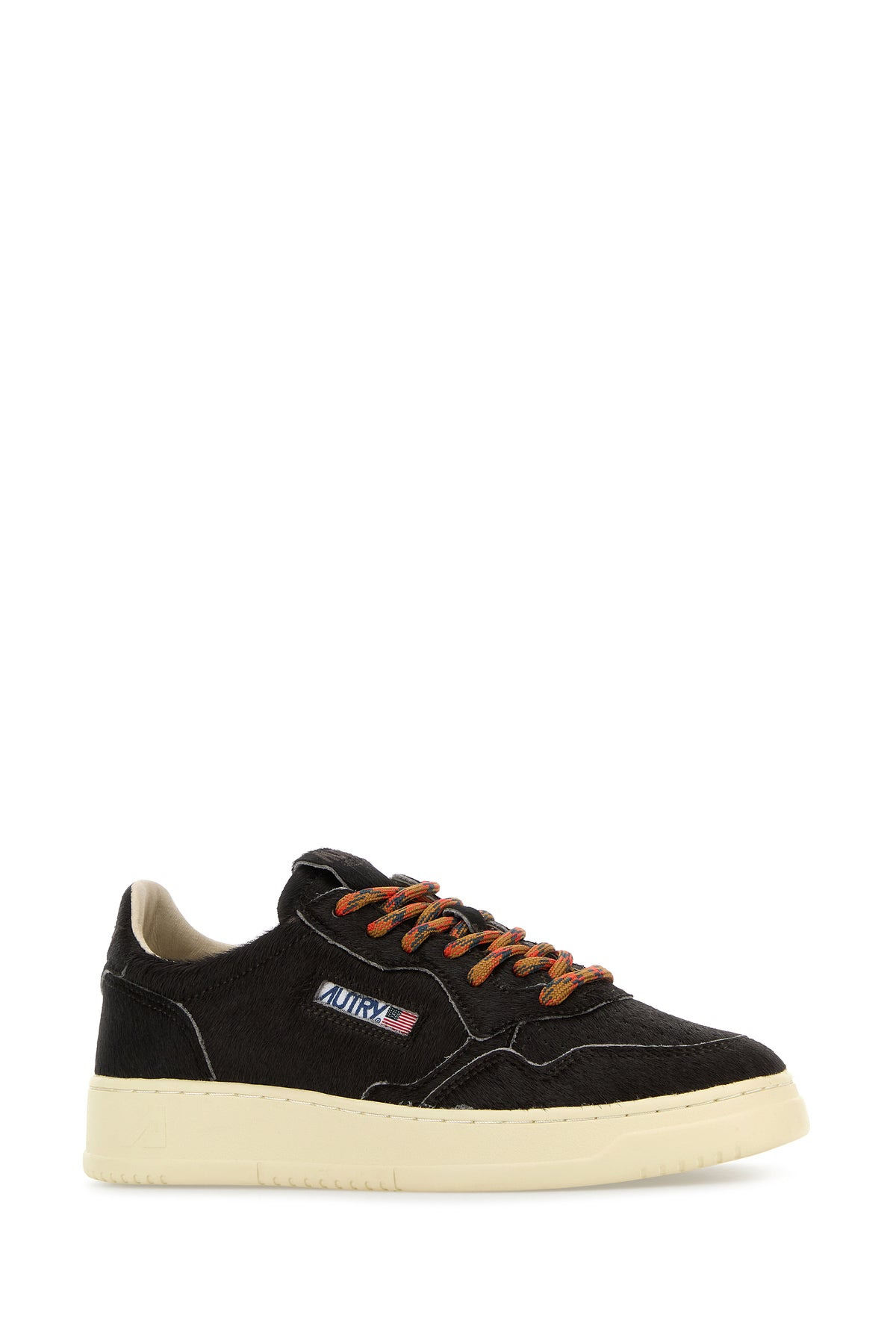 Dark brown calf hair Medalist sneakers - 2