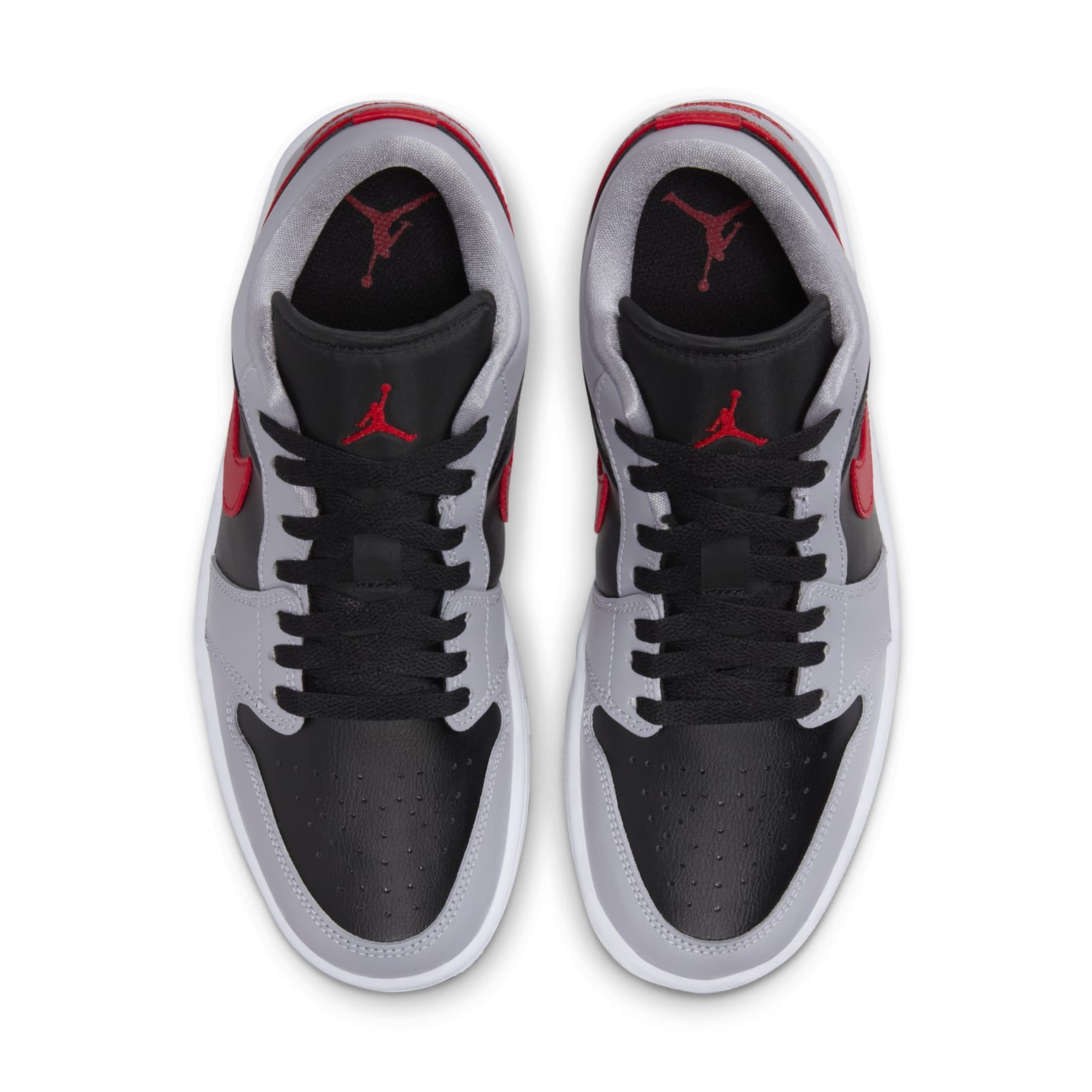 (WMNS) Air Jordan 1 Low 'Cement Grey Fire Red' FZ4183-002 - 4