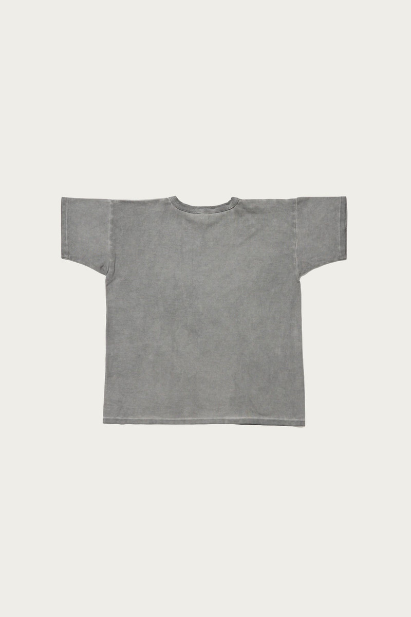 TAIGA TAKAHASHI Lot. 601 Tee Shirt - Charcoal Dyed Gray outlook