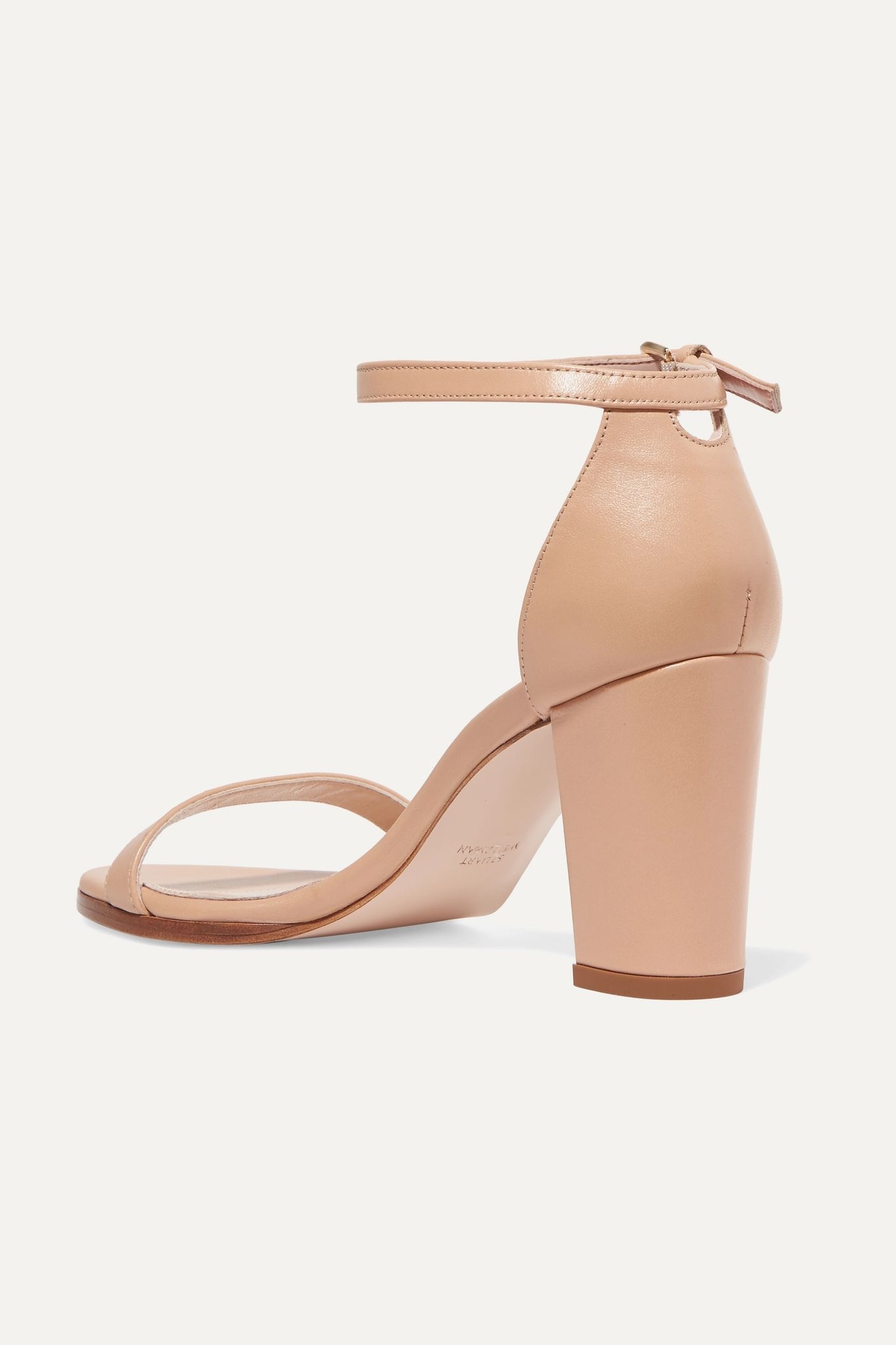 NearlyNude leather sandals  - 4