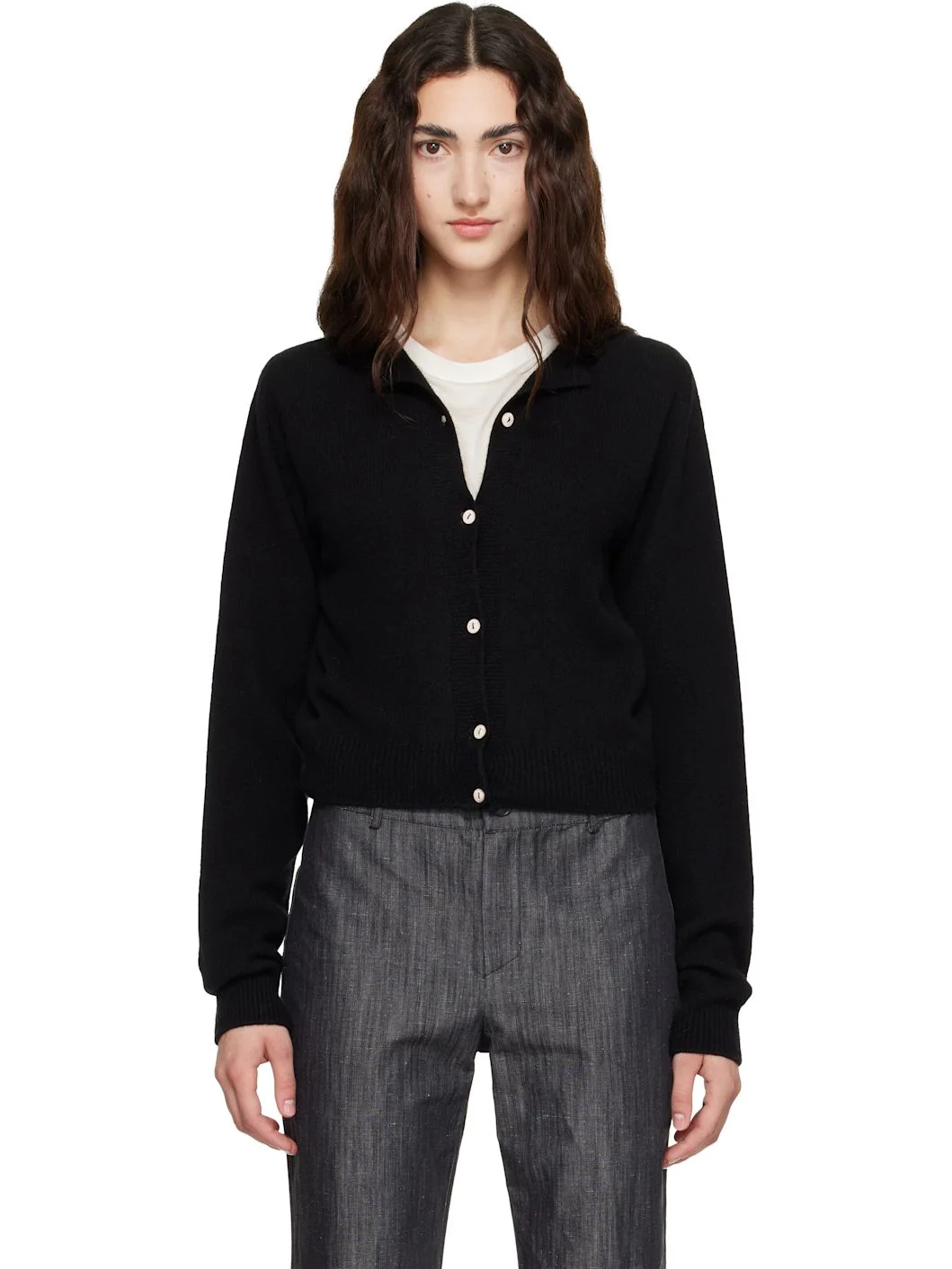 Black Tier Cardigan - 1