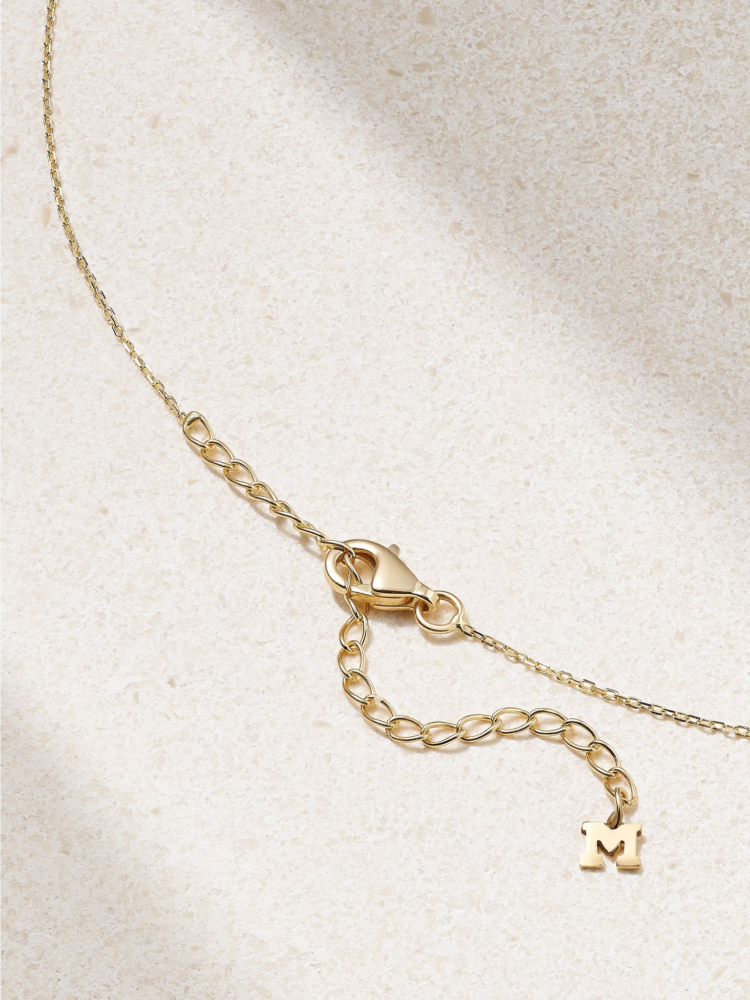 14-karat gold diamond necklace Gold - 3