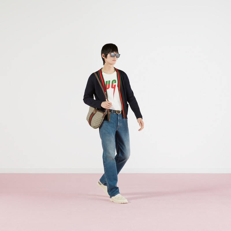 GUCCI T-shirt with Gucci Blade print outlook
