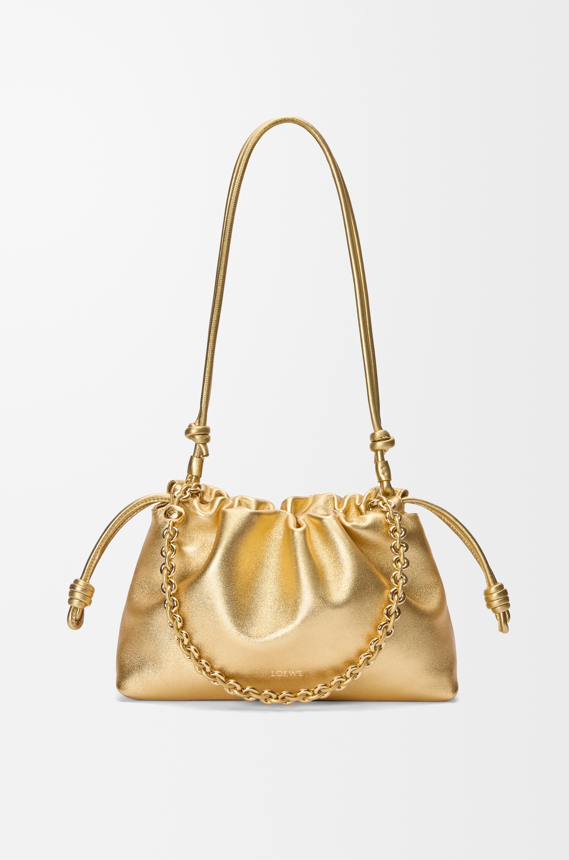 Medium Flamenco purse in laminated lambskin - 8