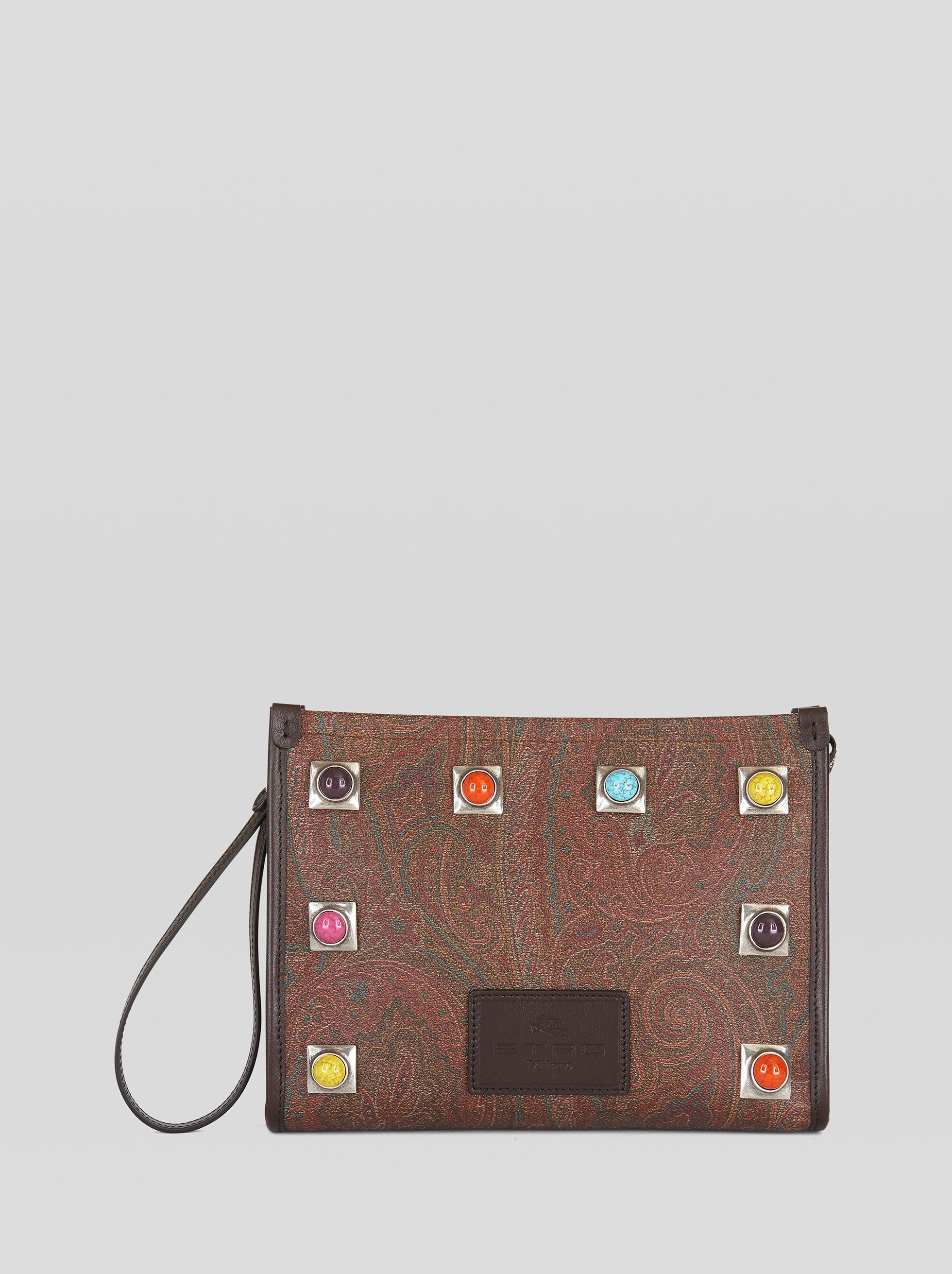 PAISLEY NÉCESSAIRE WITH MULTI-COLOURED STUDS - 1