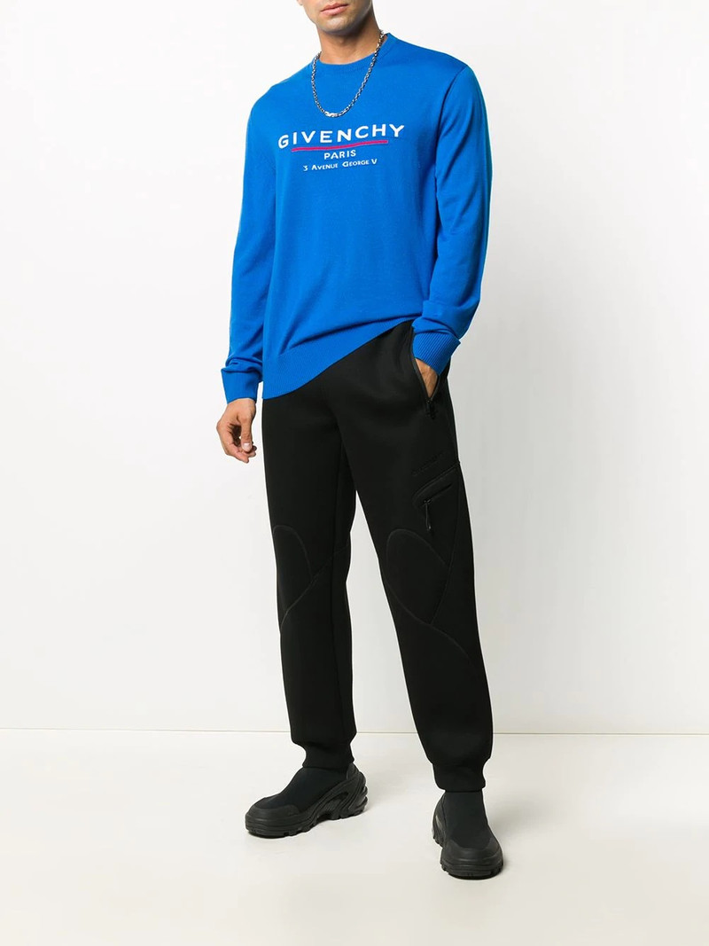 Givenchy logo-intarsia jumper outlook