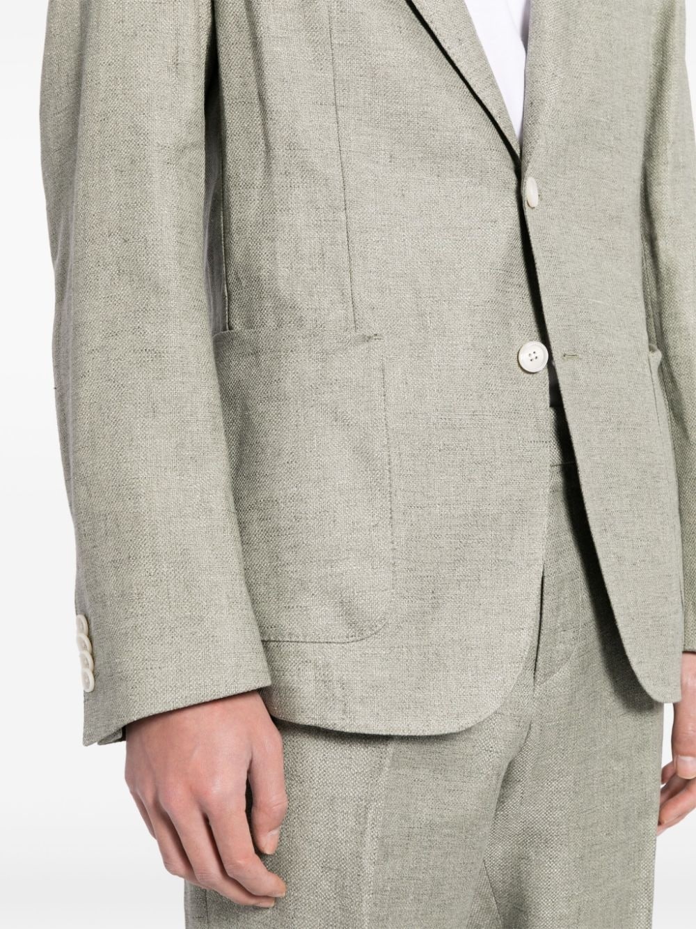 single-breasted blazer - 5