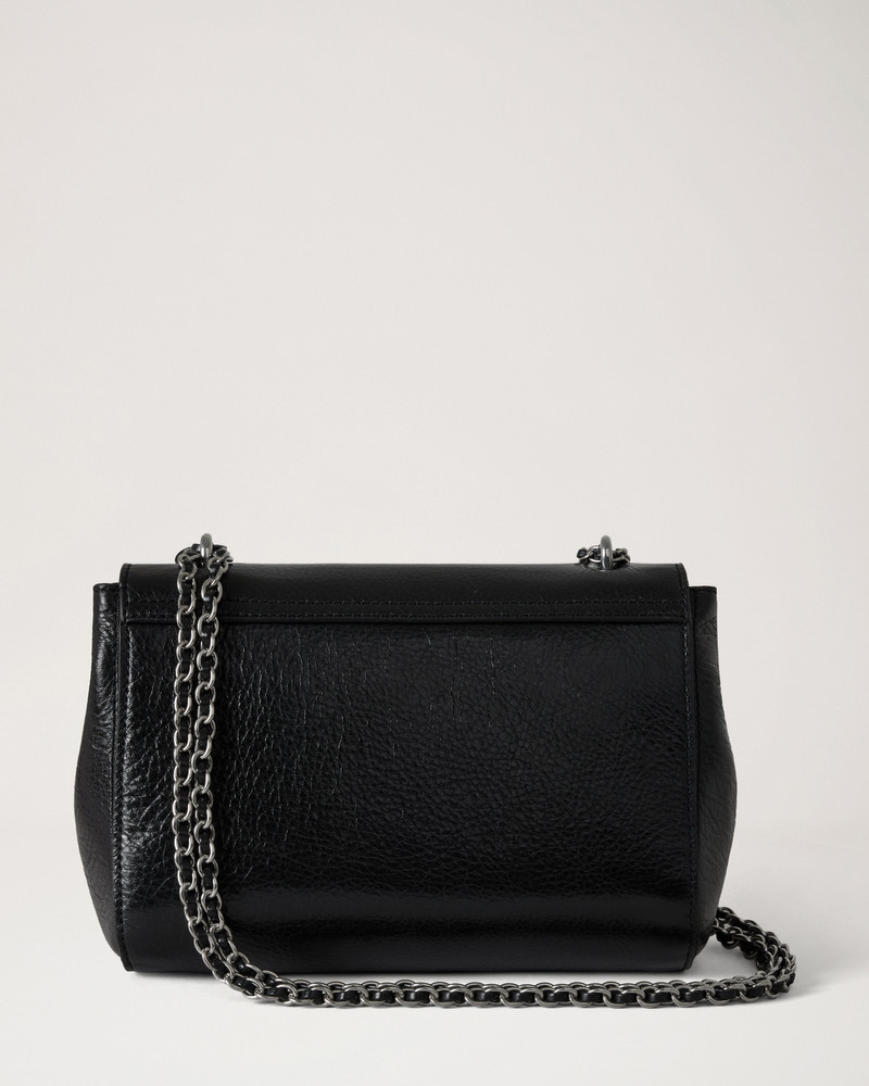 Mulberry Lily
Black High Shine Leather outlook