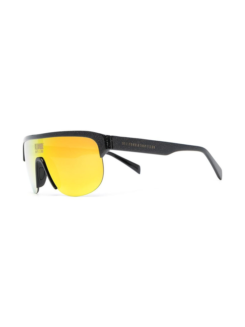 BILLIONAIRE BOYS CLUB holographic visor sunglasses outlook