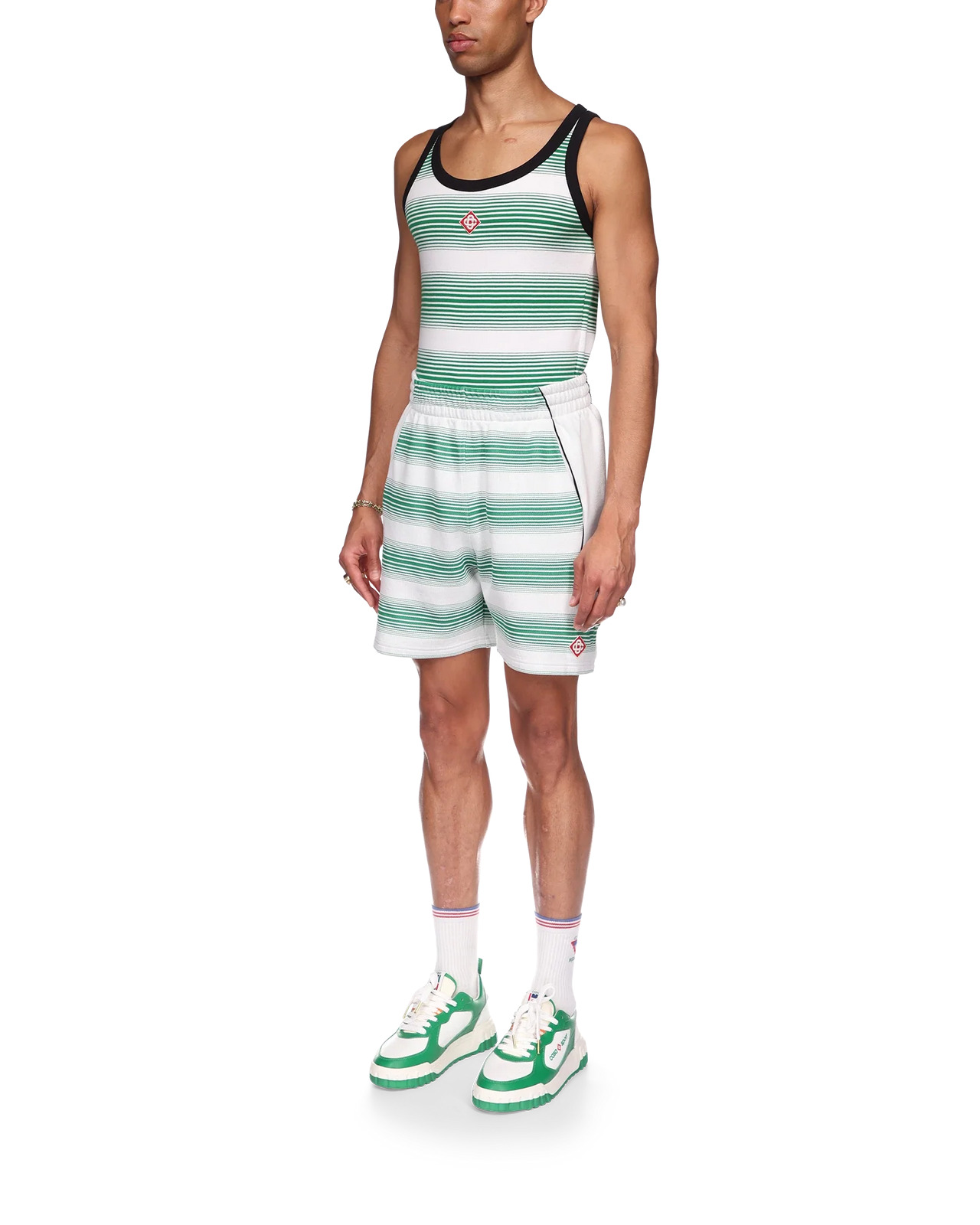Gradient Stripe Sweatshorts - 3