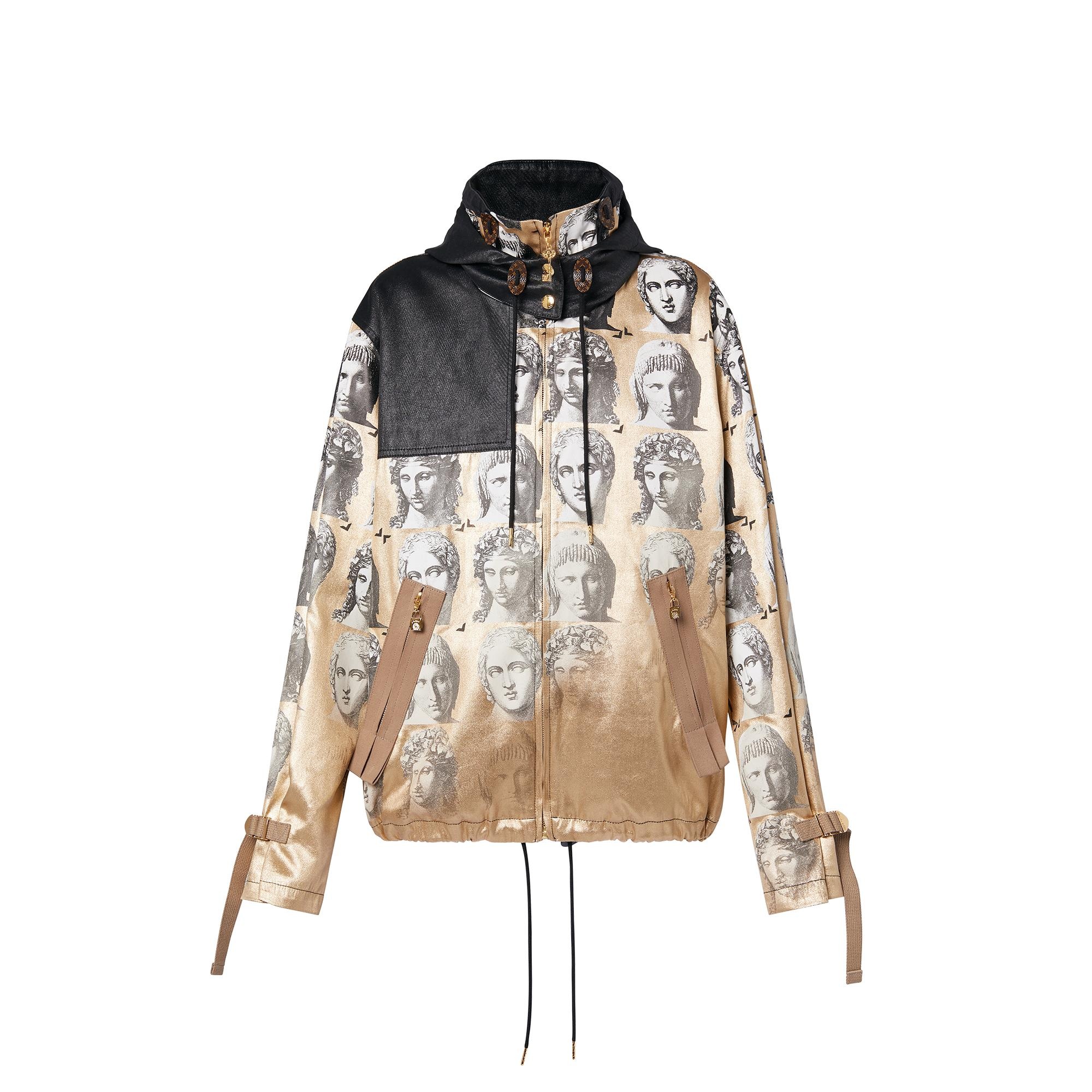 Sporty Metallic Bust Parka - 4