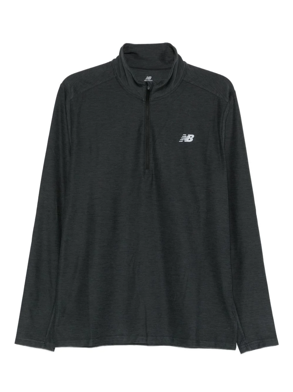 half-zip long-sleeve top - 1