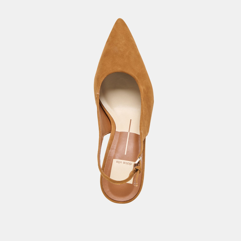 ELASI HEELS BROWN NUBUCK 8