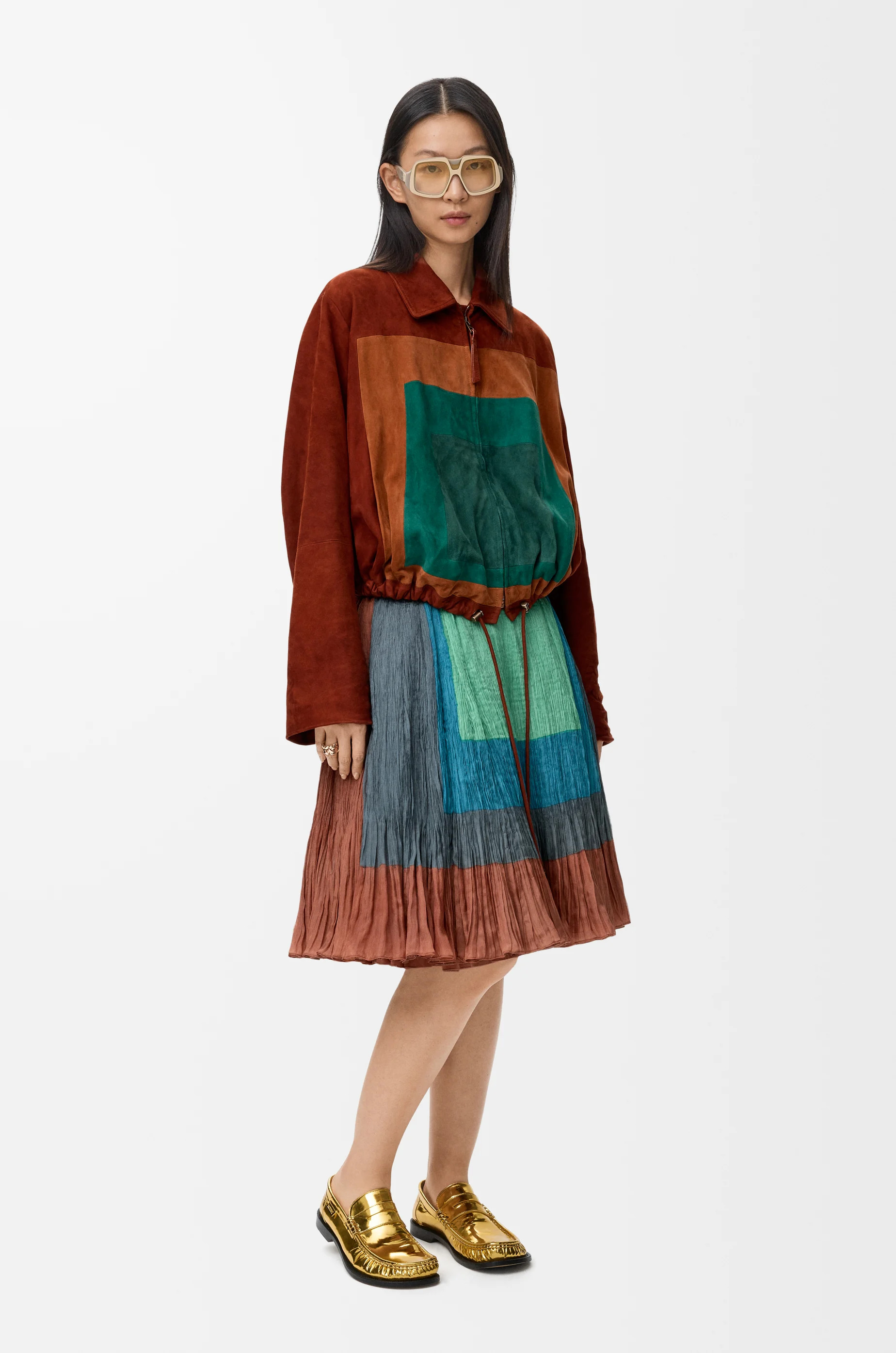 Balloon jacket in suede goatskin - 2