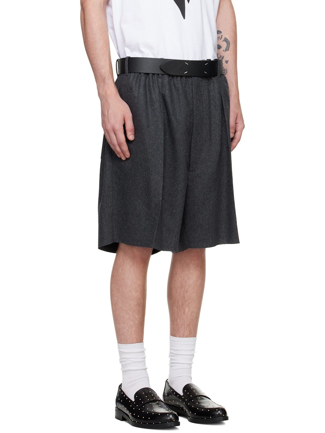 Gray Worker Shorts - 2