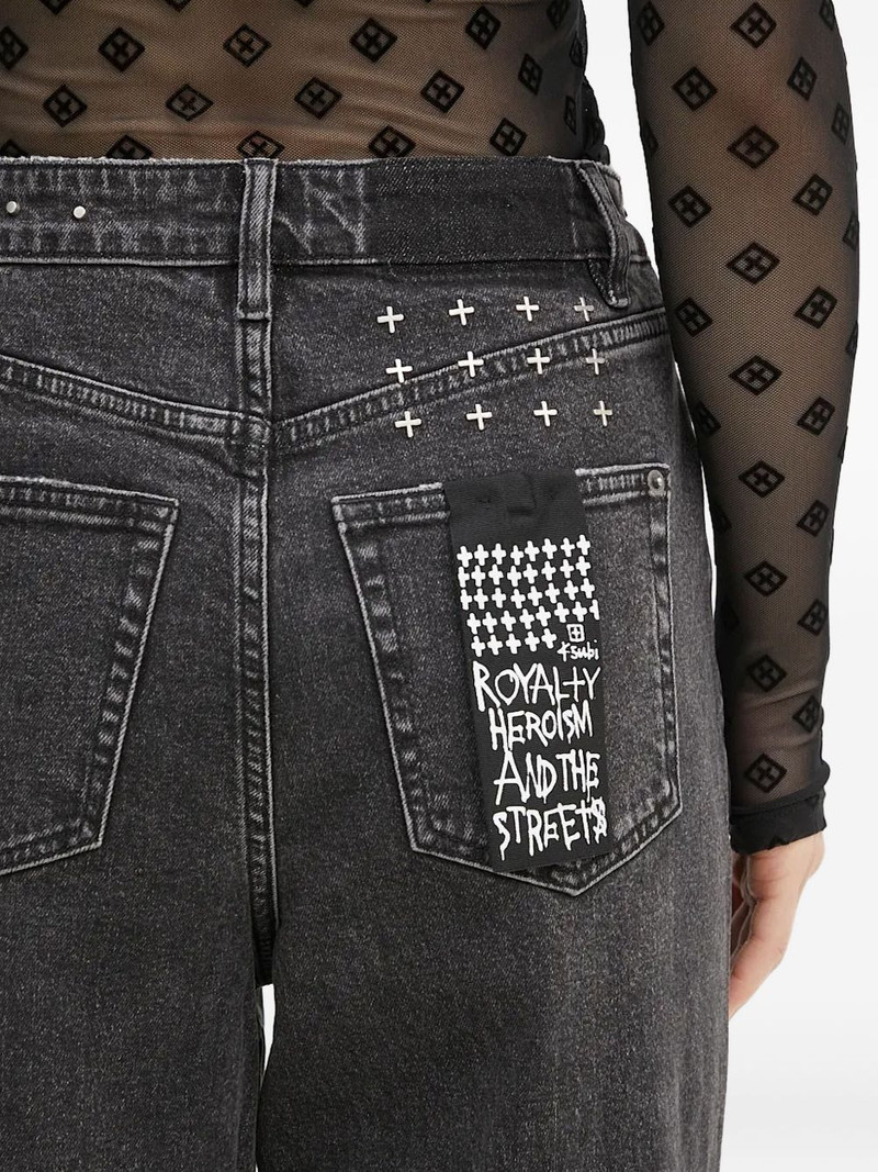 Strider Stretch Lovestruck cross detail jeans 4