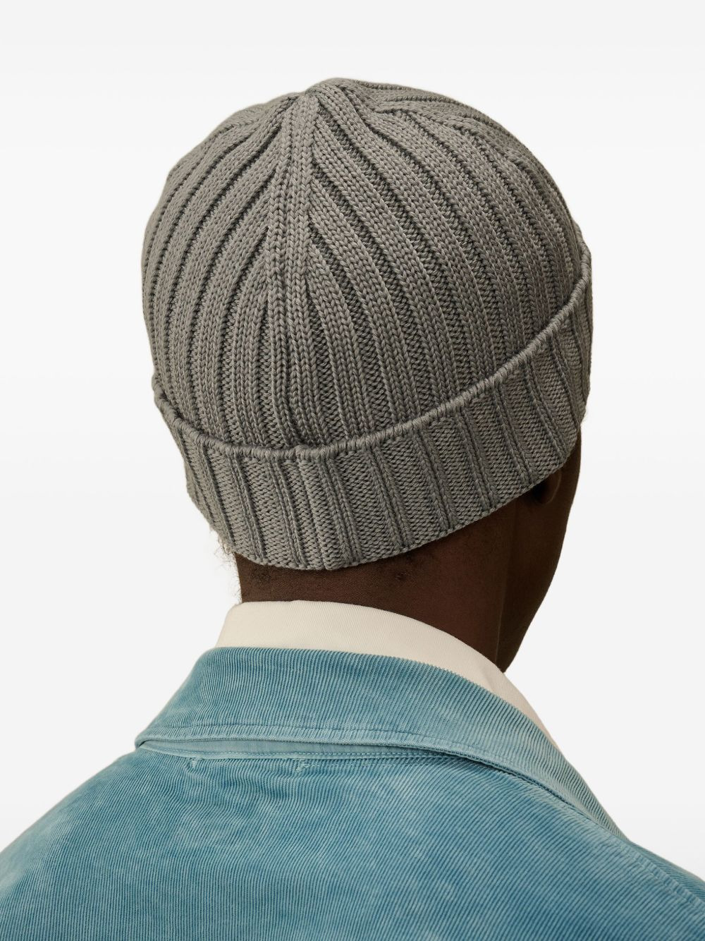 ribbed-wool beanie hat - 3