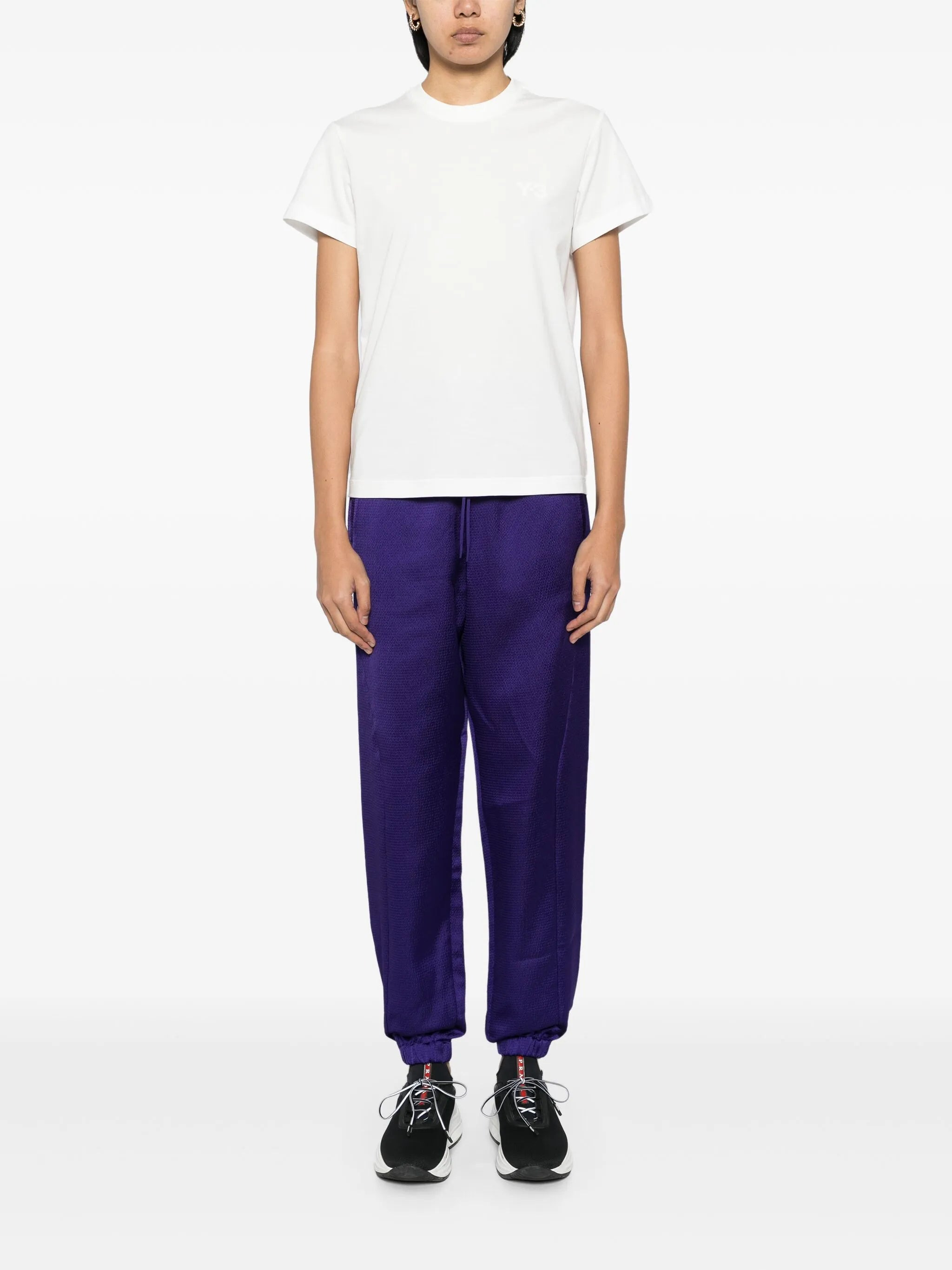 Y-3 Logo-print Cotton T-shirt - 4