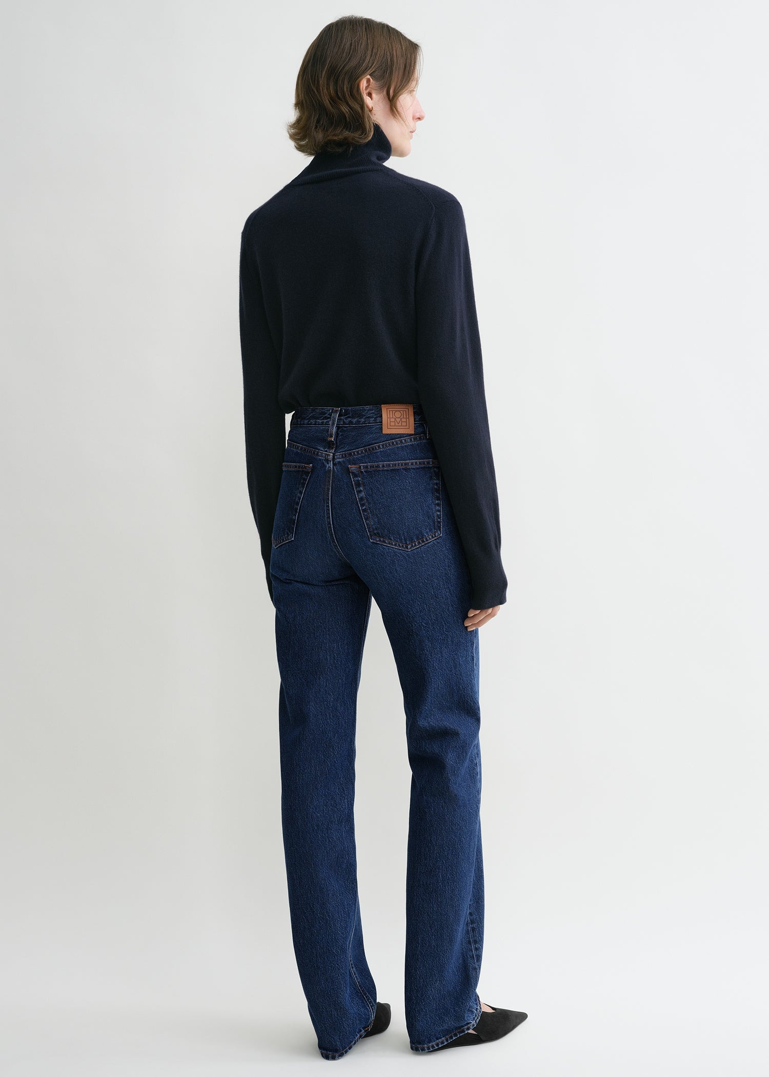 Classic cut denim full length dark blue - 4