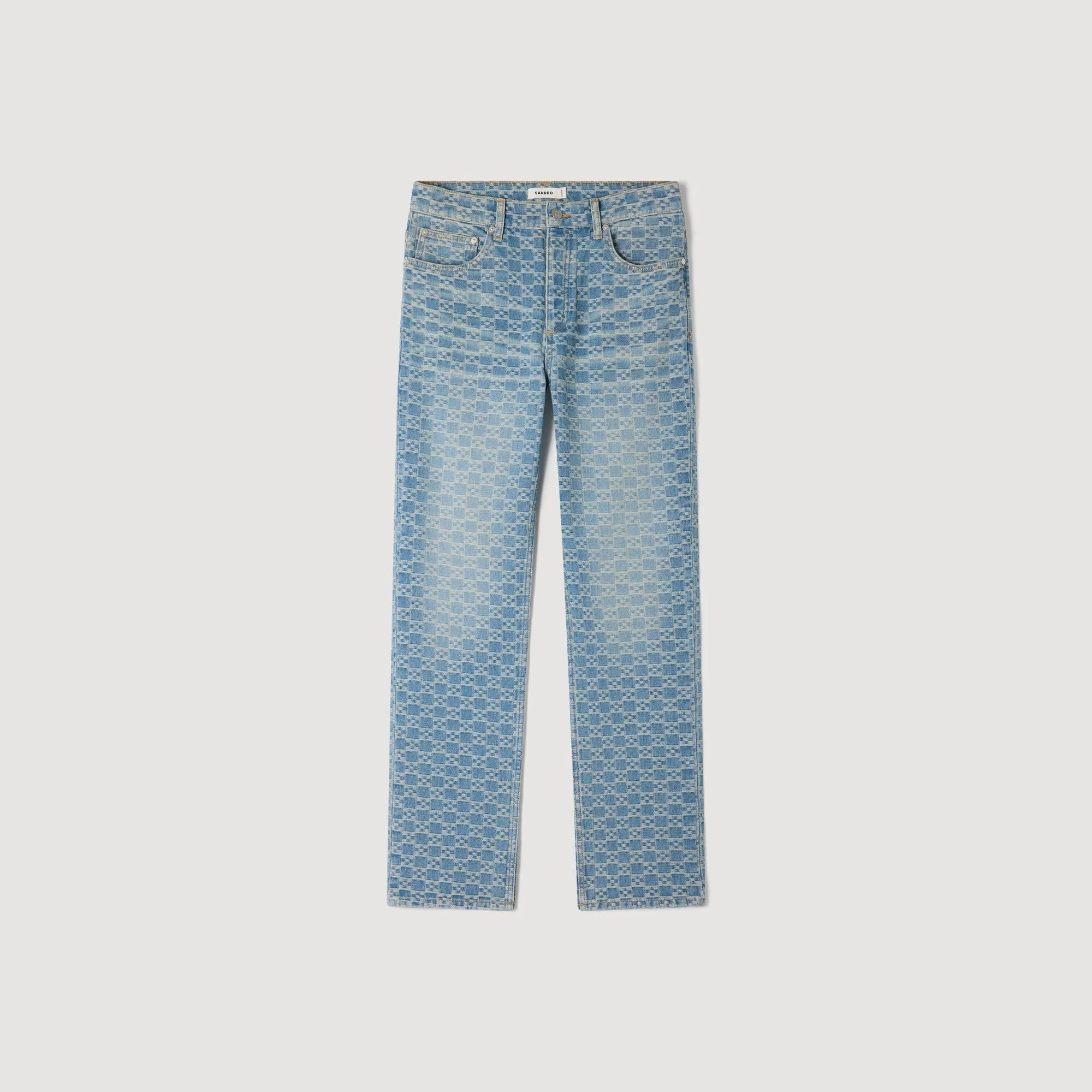 REGULAR-FIT SQUARE CROSS JEANS - 1