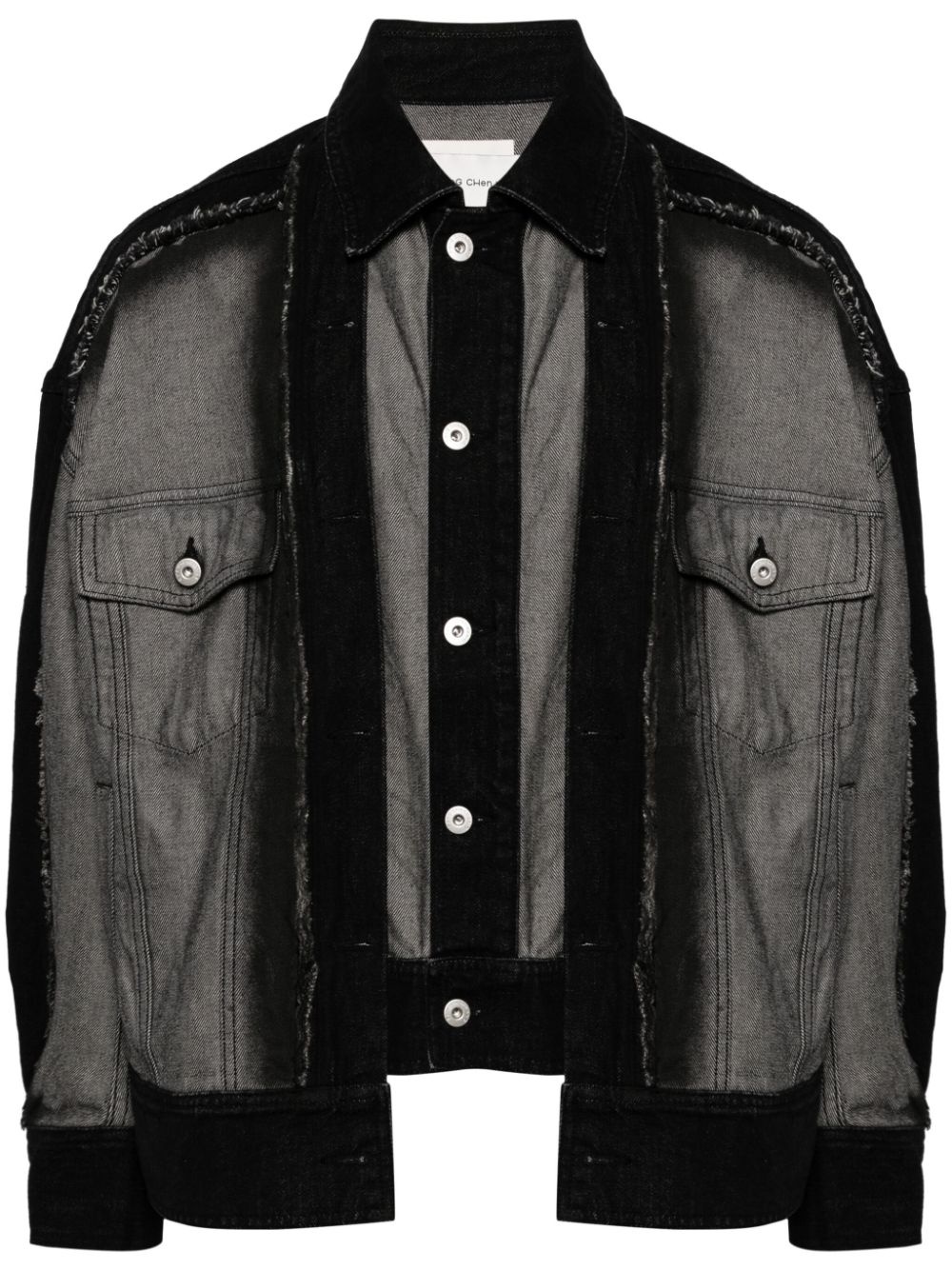 deconstructed denim jacket - 1