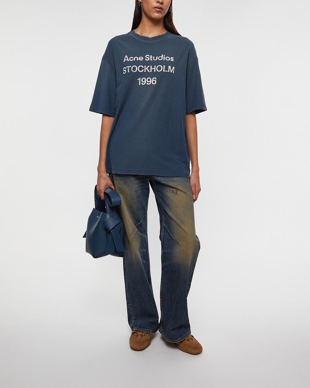 T-Shirt Logo Relaxed Fit Blue - 3