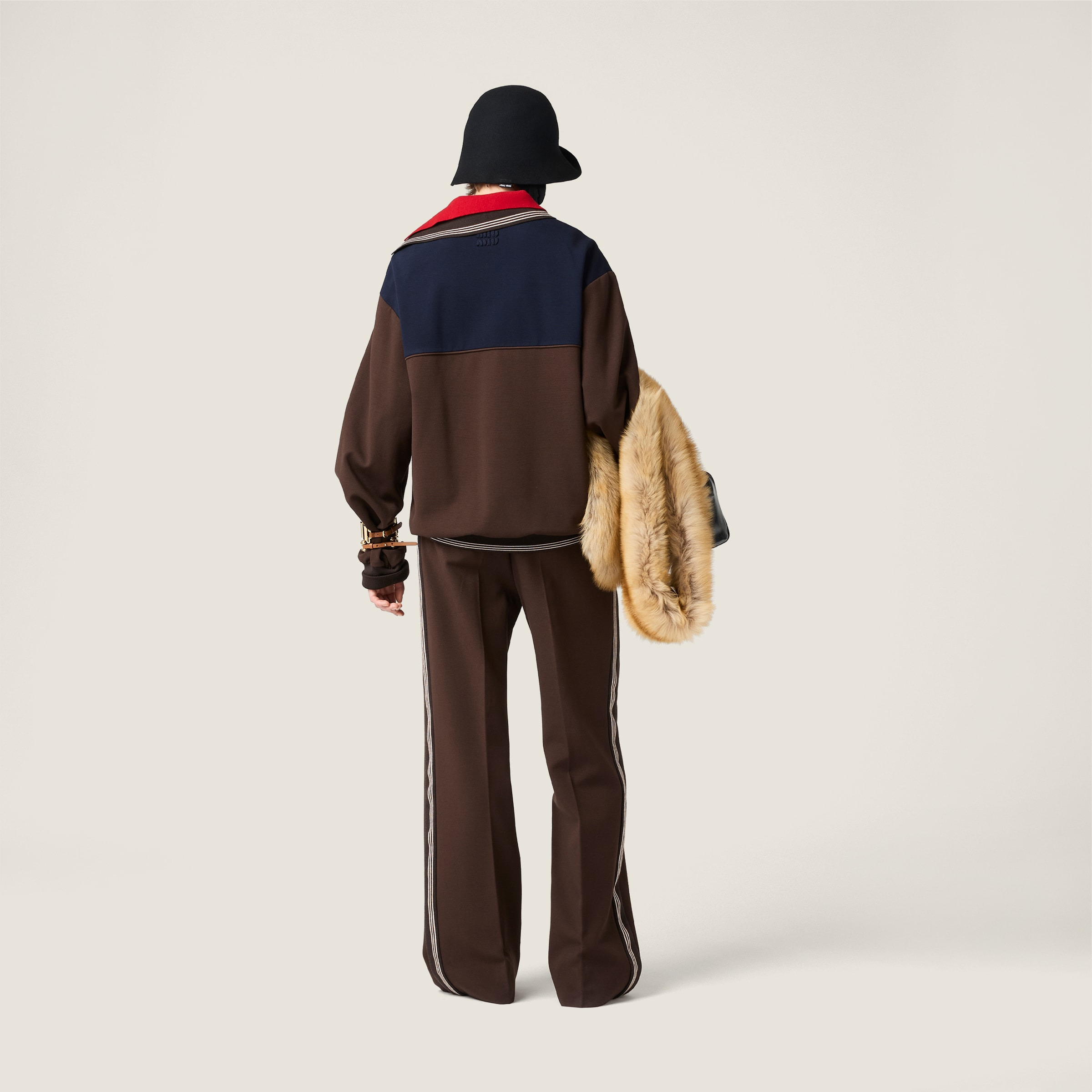 Fabric stitch knit pants - 3
