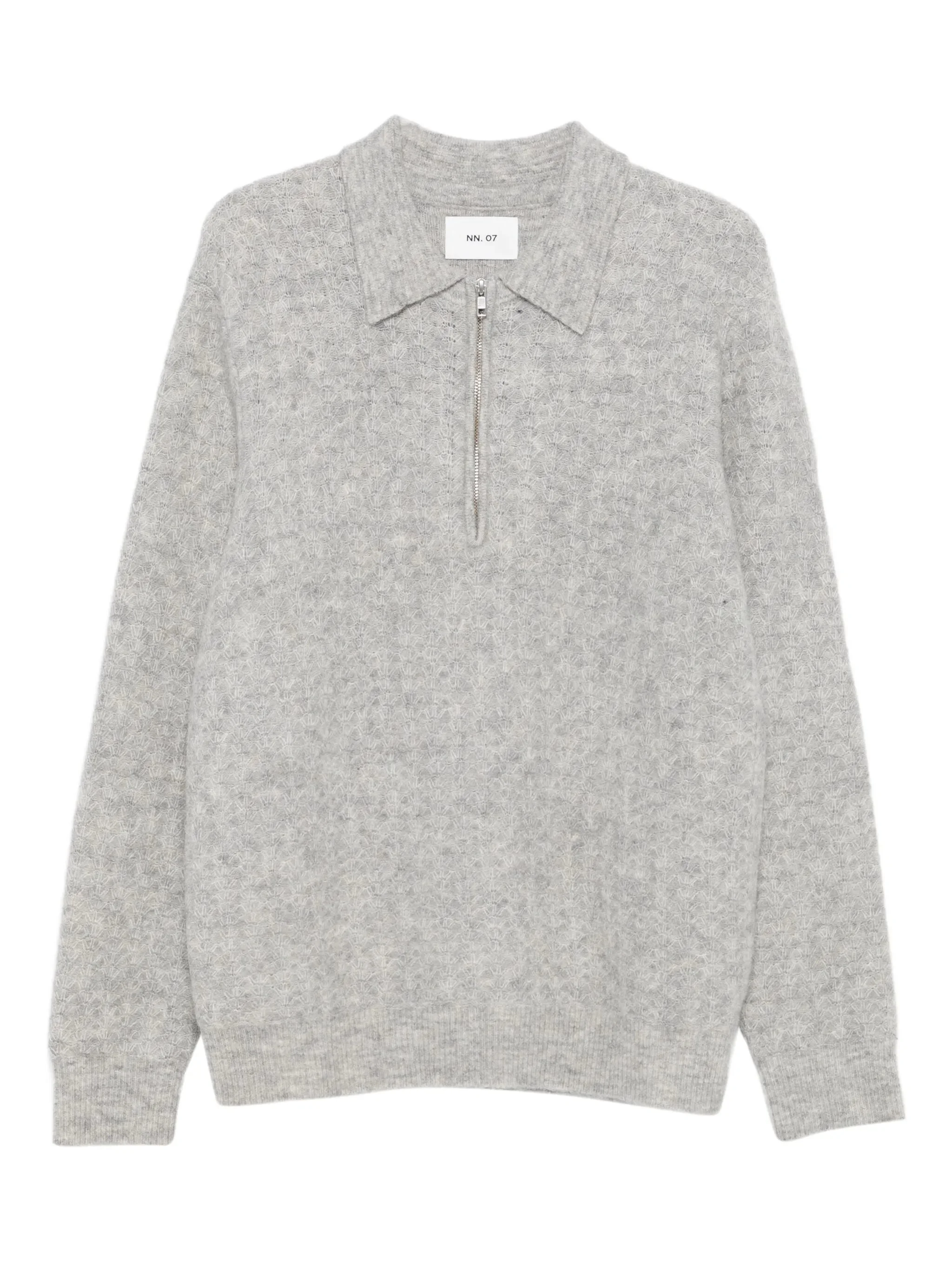 Alfie zip-neck polo shirt - 1