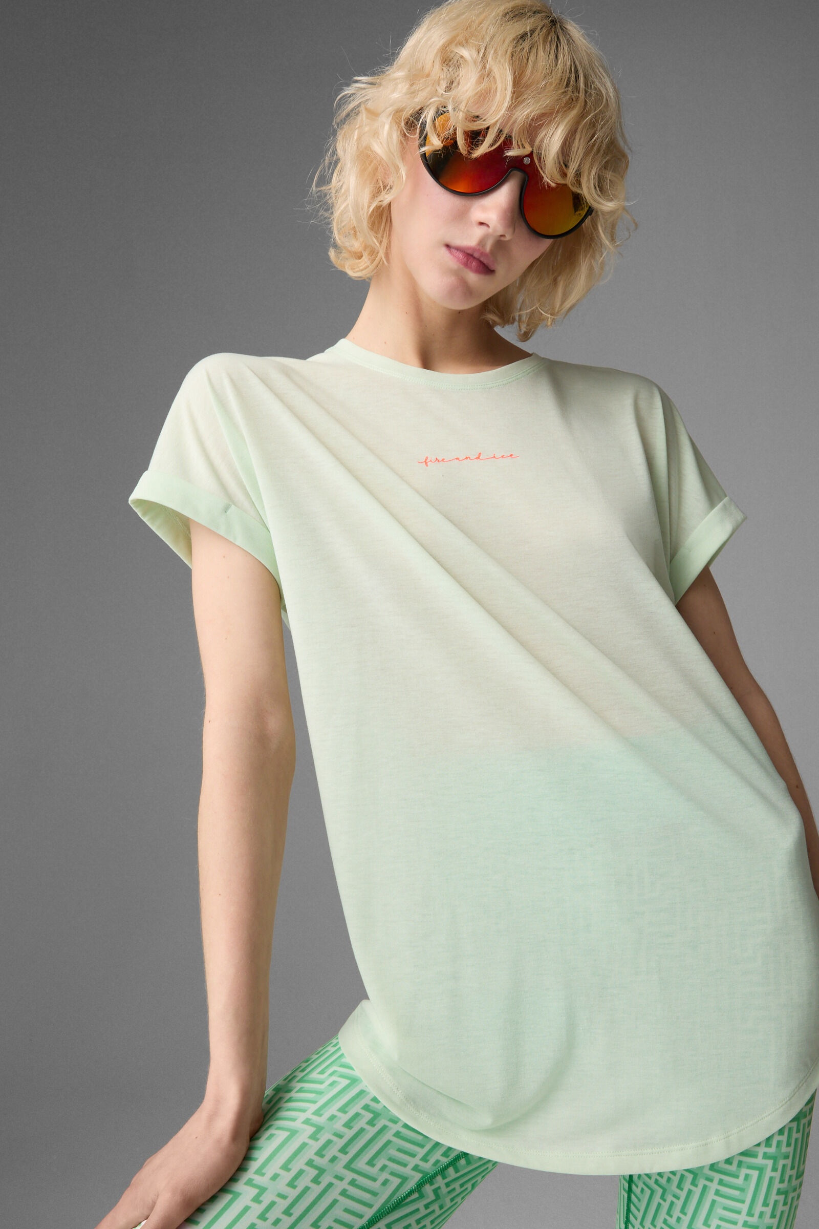 Evie T-shirt in Light green - 4