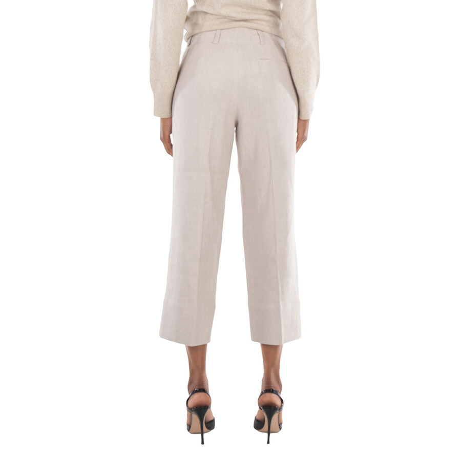 Max Mara Cadice Linen-Blend Trousers - 5