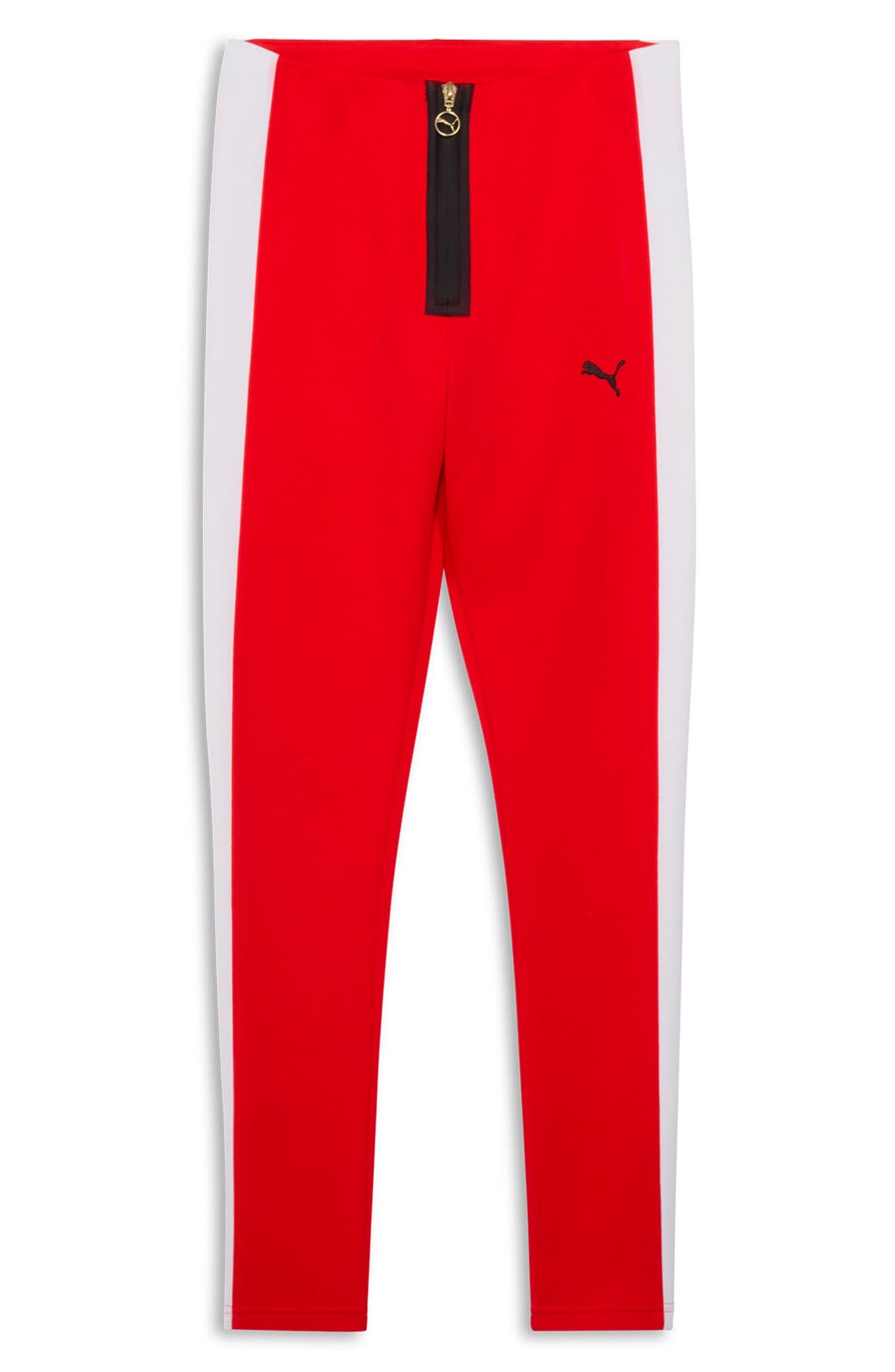 PUMA T7 Leggings in For All Time Red-Puma White at Nordstrom - 5