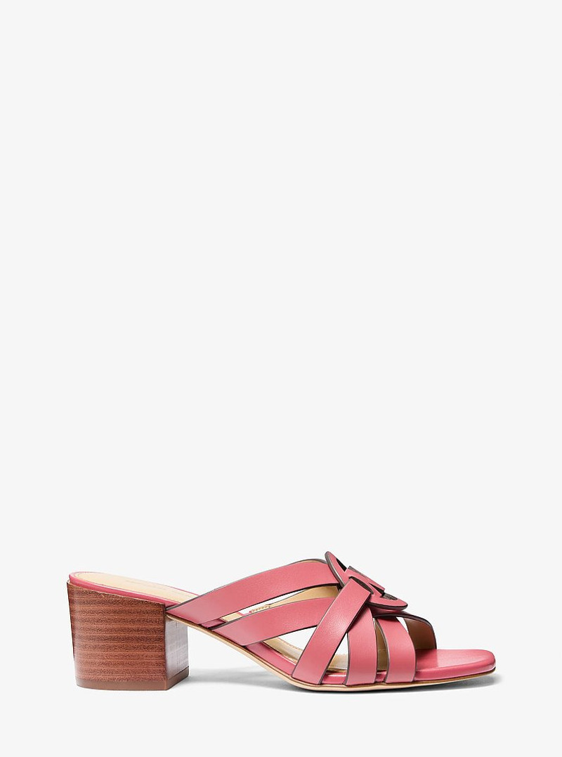 MICHAEL KORS Erika Leather Sandal outlook