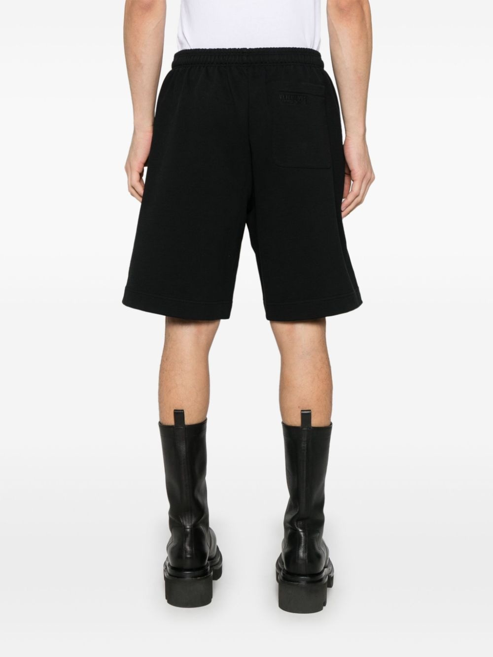 logo-print shorts - 4