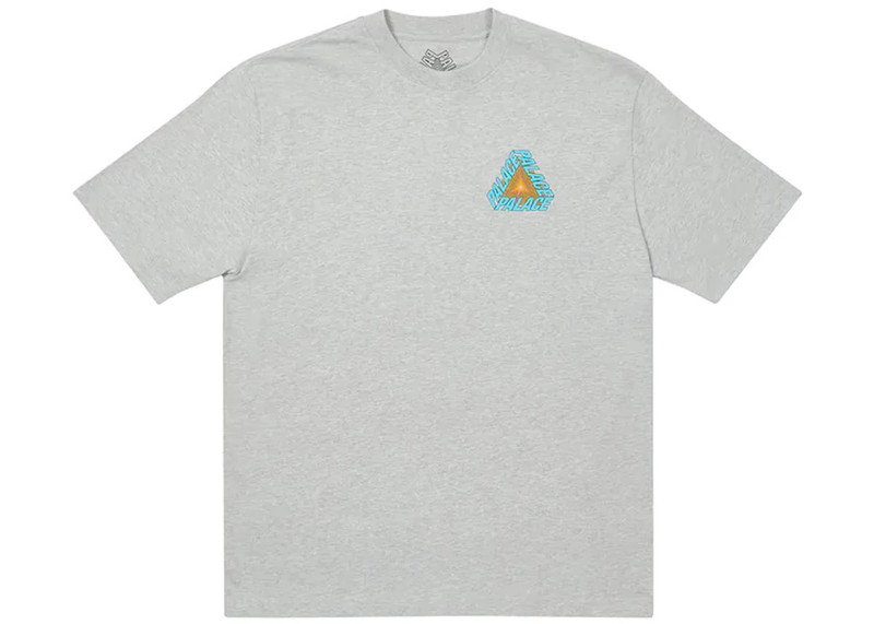 PALACE Palace P3 Bare Times T-shirt Grey Marl outlook